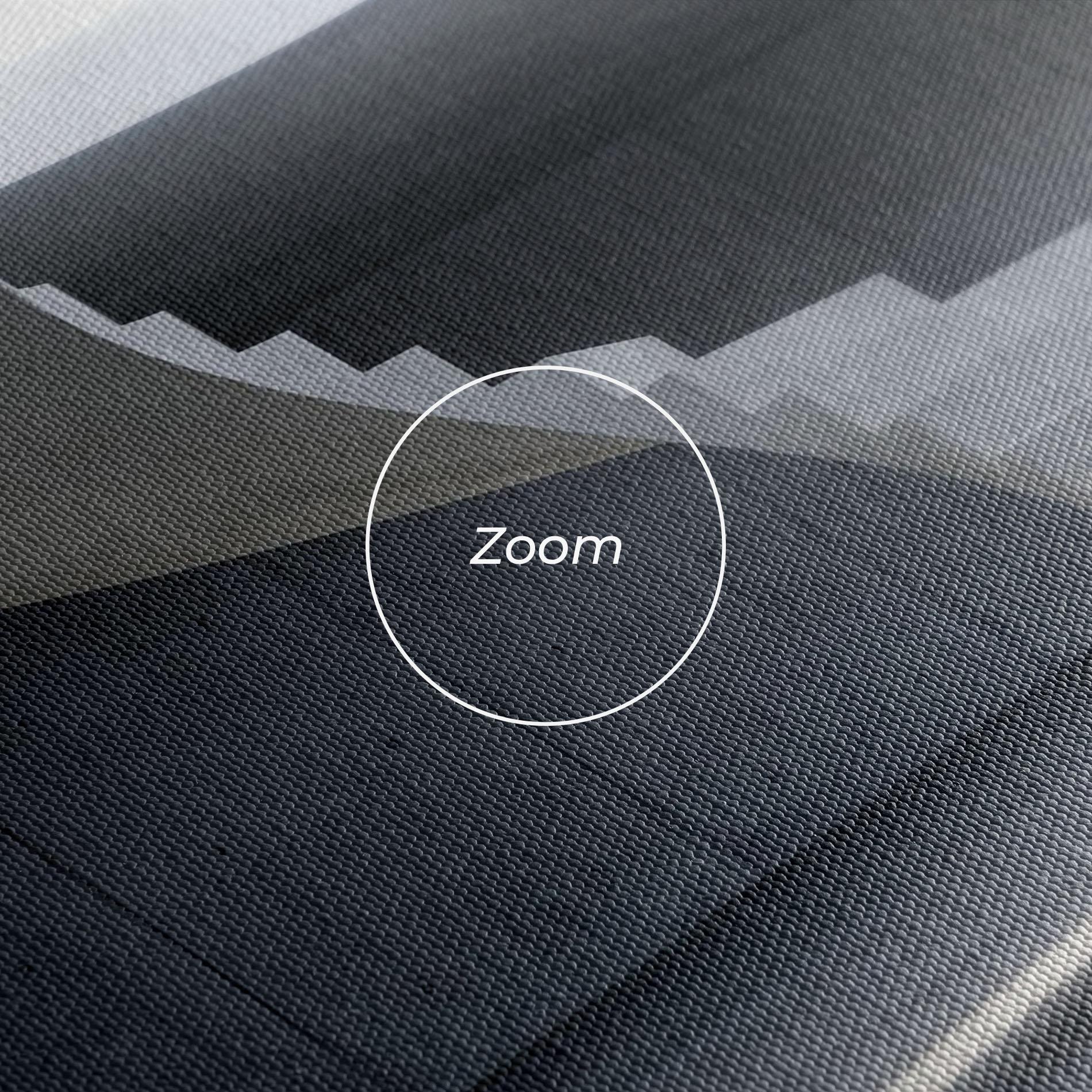 Leinwandbild Spiral White Staircase mockup 3