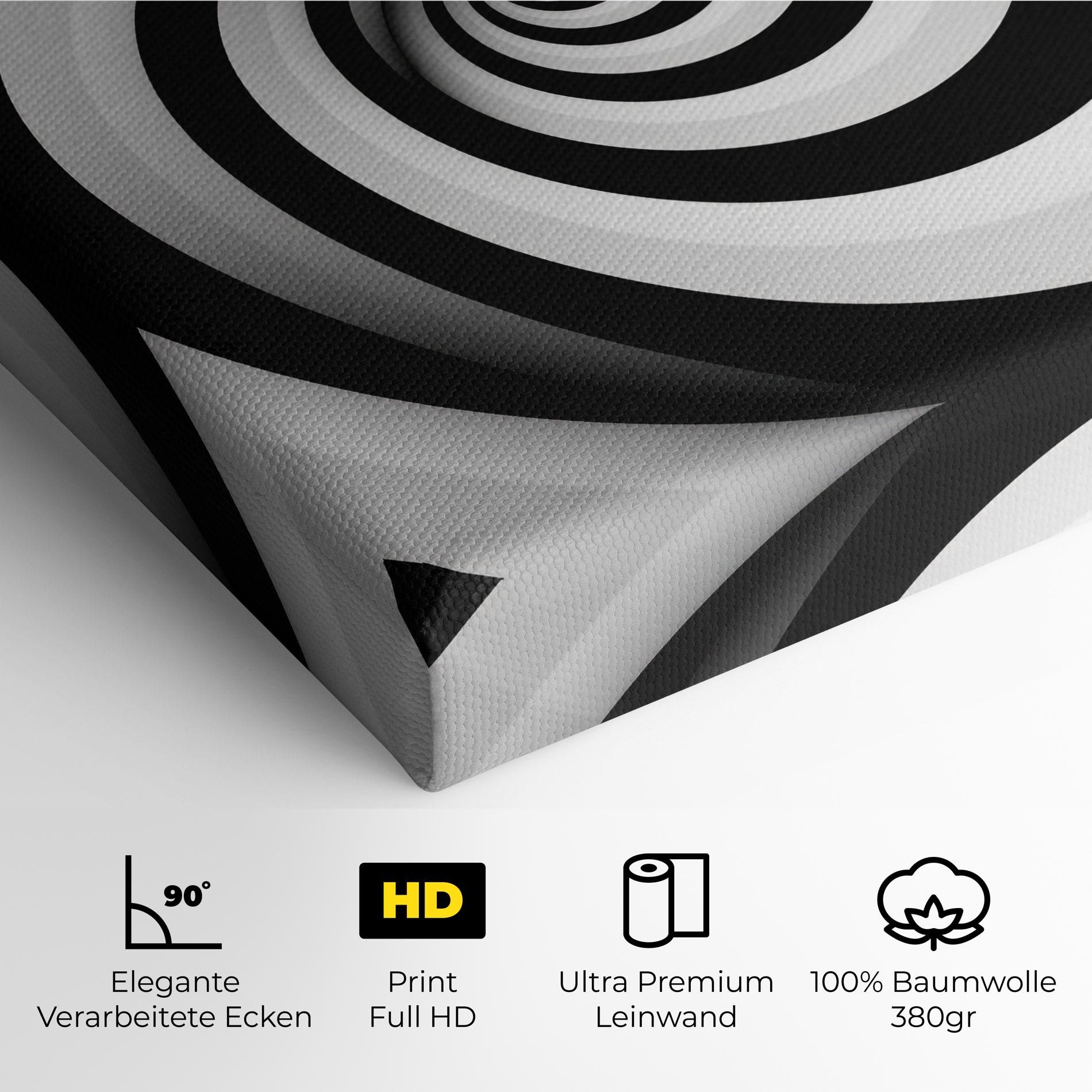 Black White Spiral mockup 4