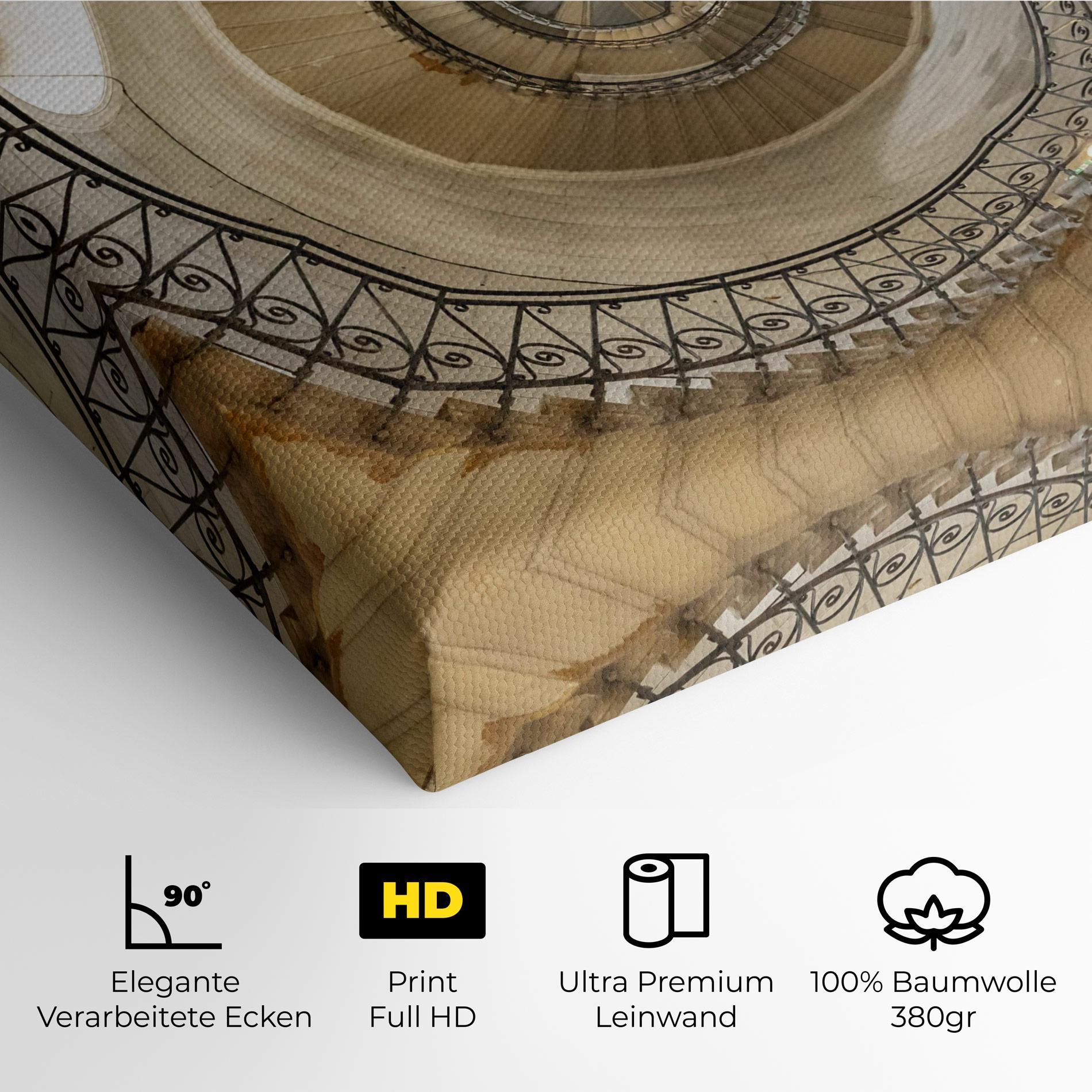 Leinwandbild Cream Down Stairs mockup 4