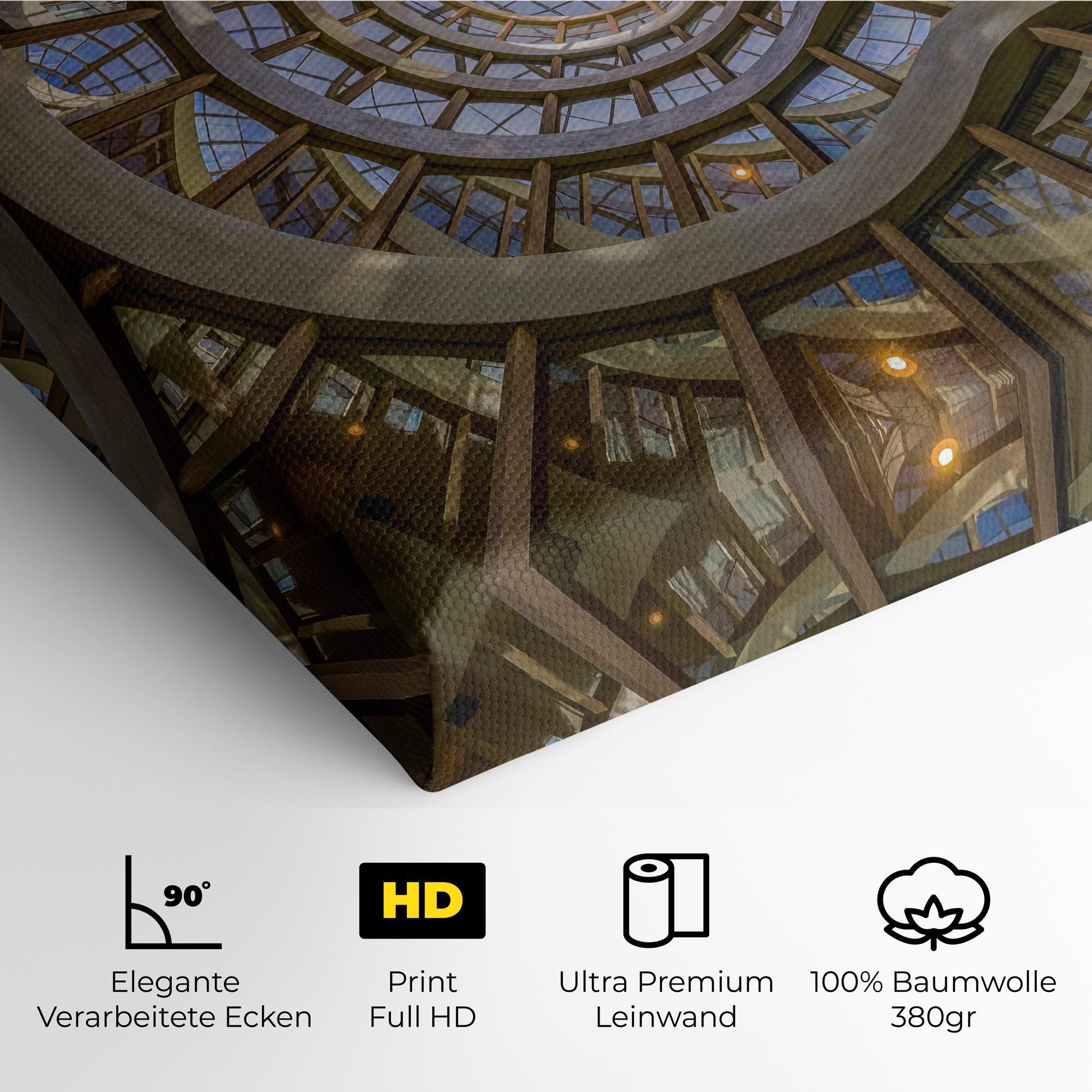 Leinwandbild Glass Building mockup 4