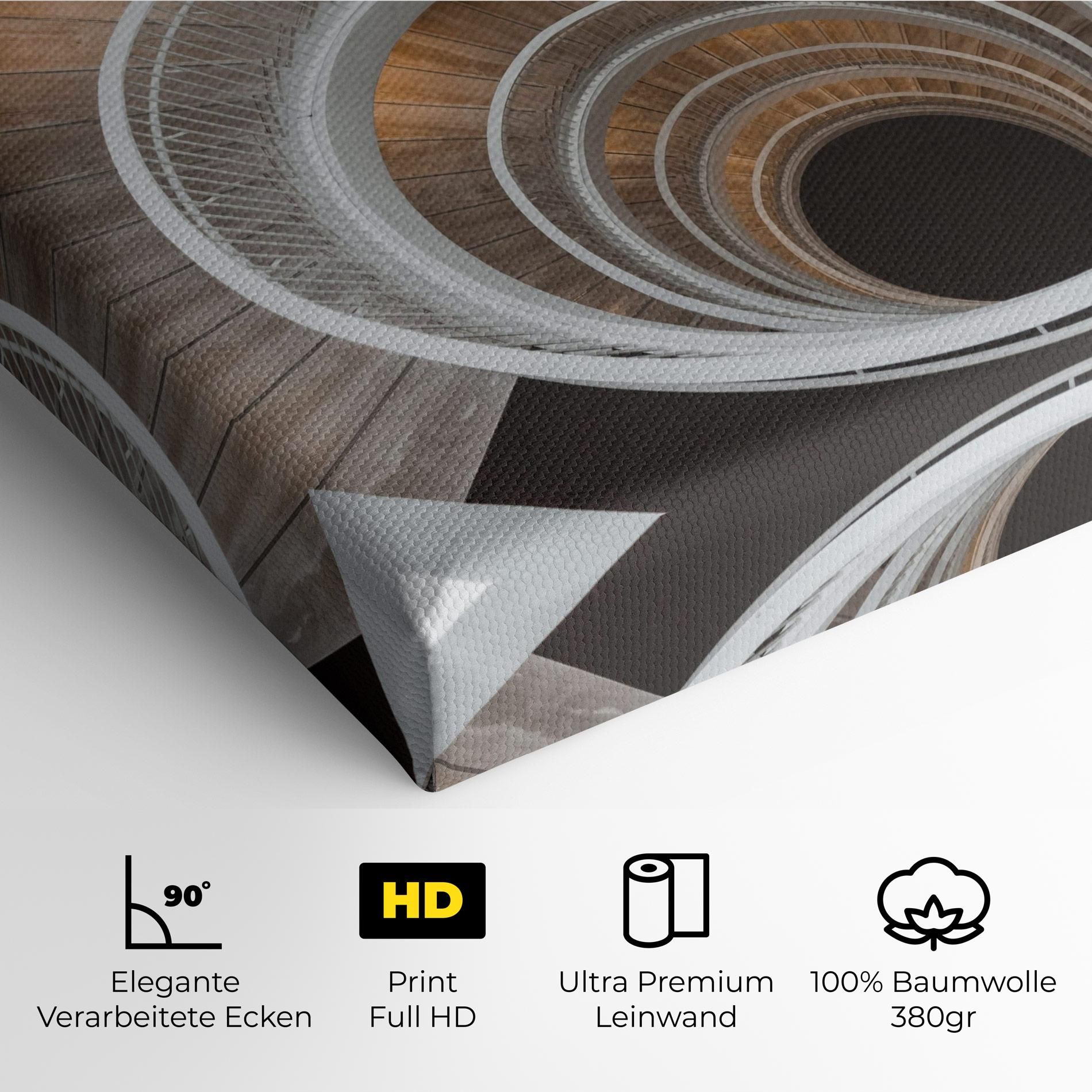 White Spiral Stairs mockup 4