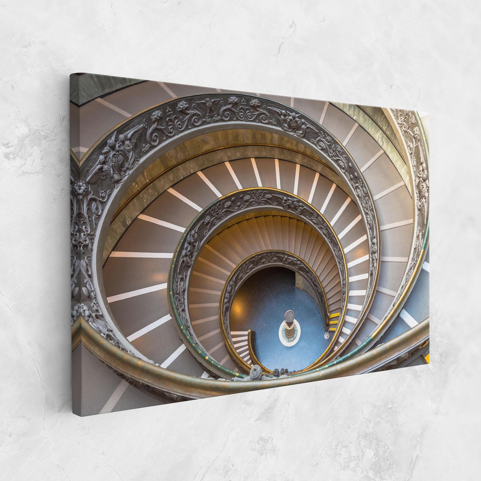 Leinwandbild Colored Stairs mockup 1