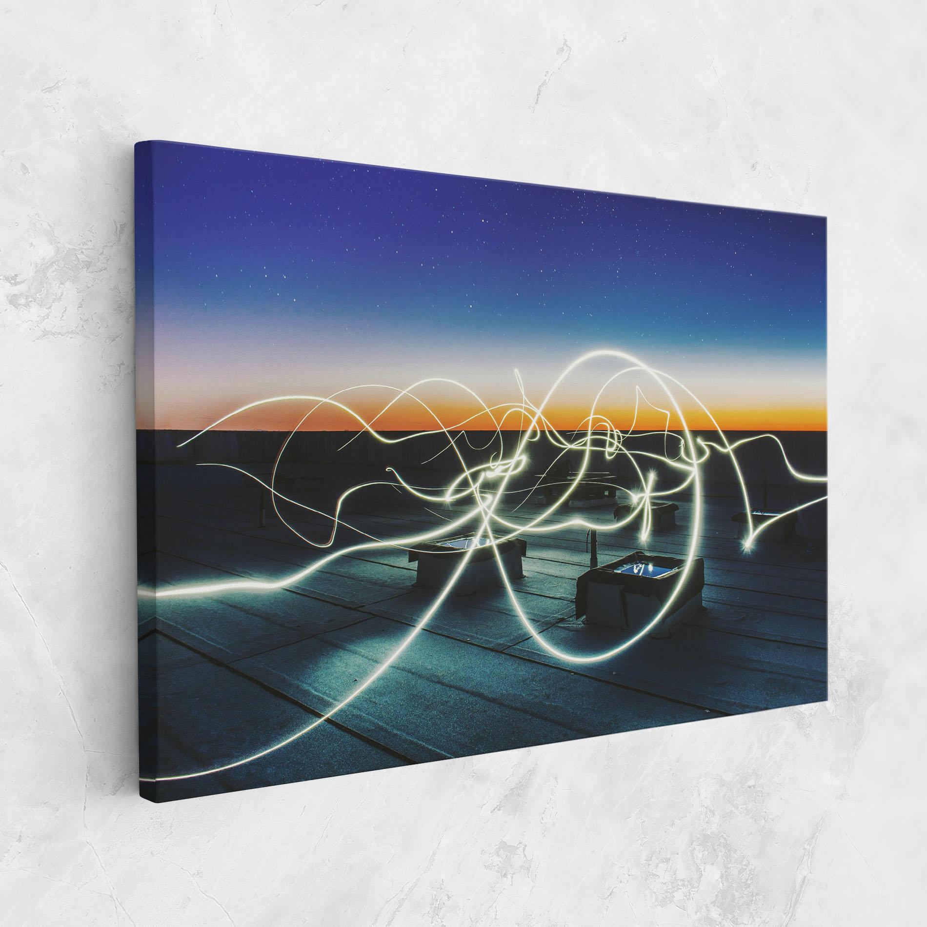 Leinwandbild White Light Floating mockup 1