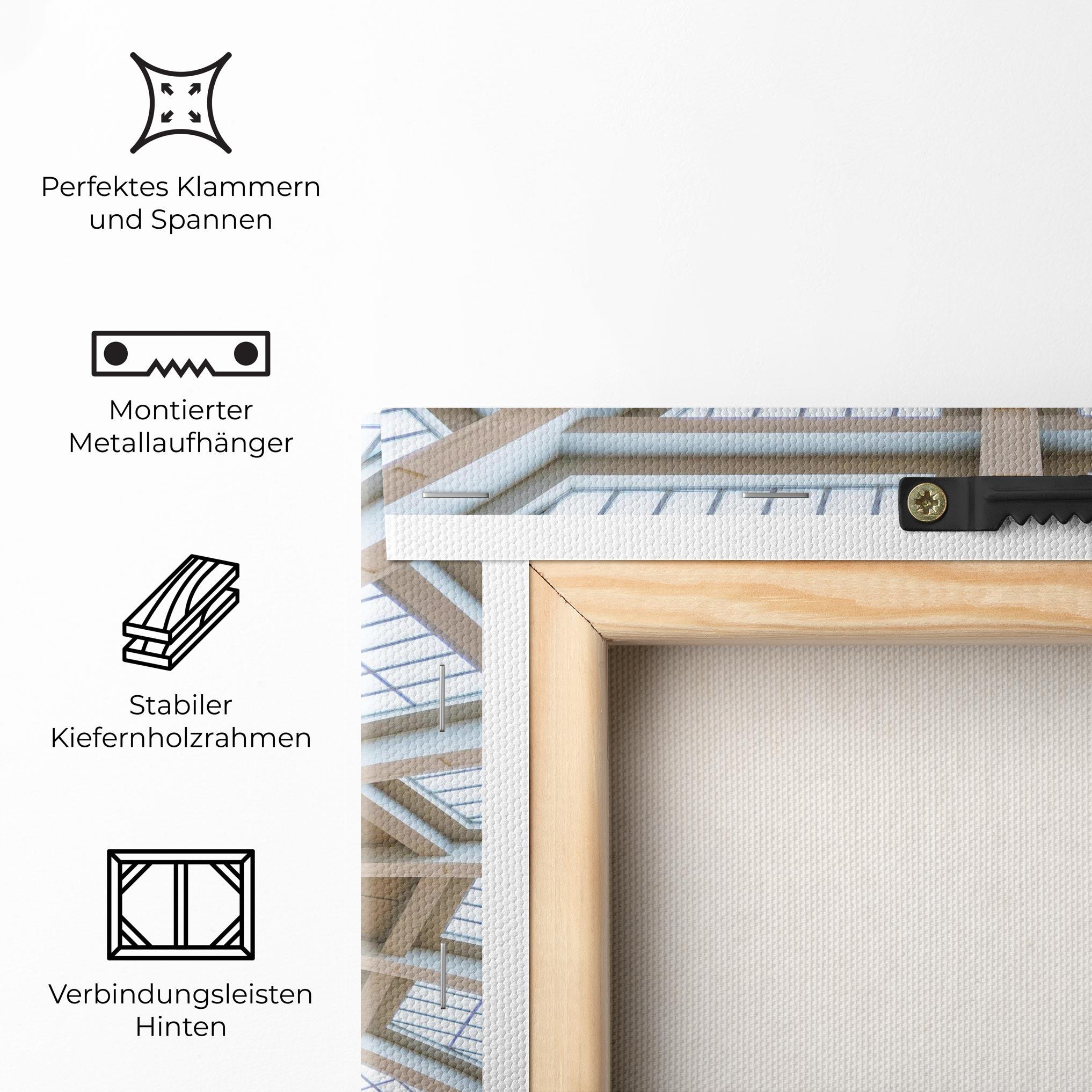 Leinwandbild Ceiling Dome mockup 5