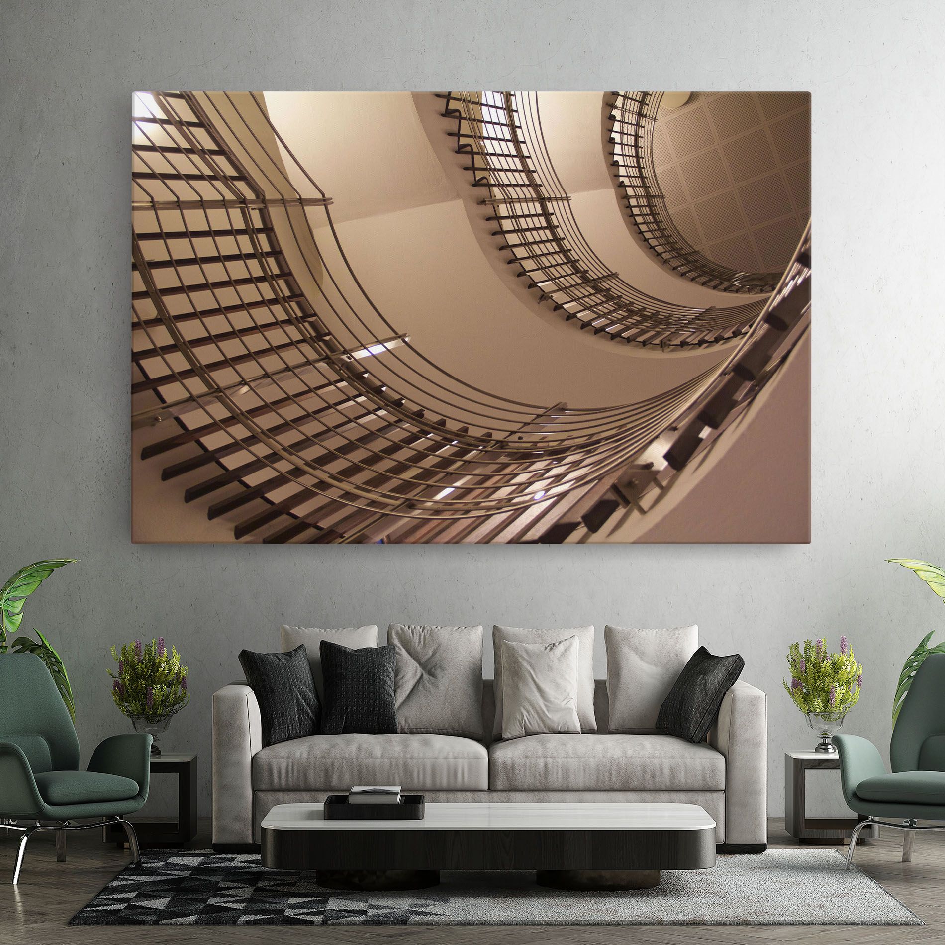 Cream Stairs mockup 7