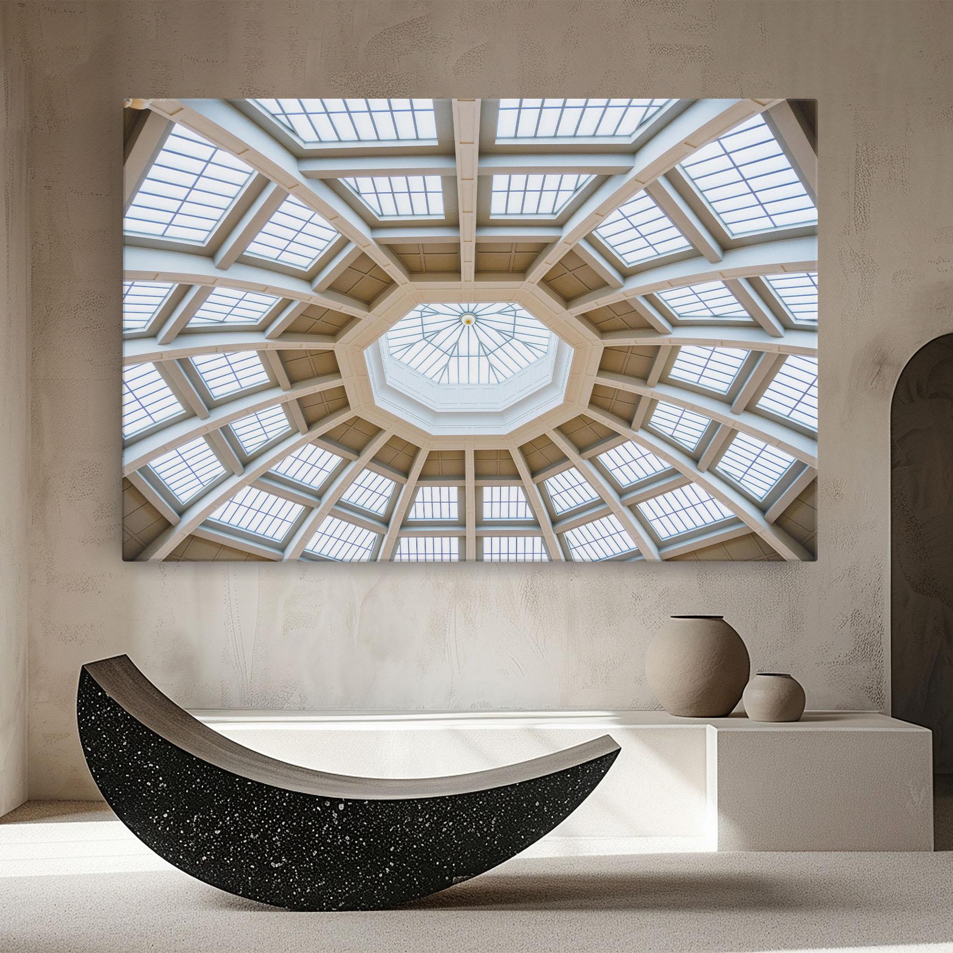 Leinwandbild Ceiling Dome mockup 8