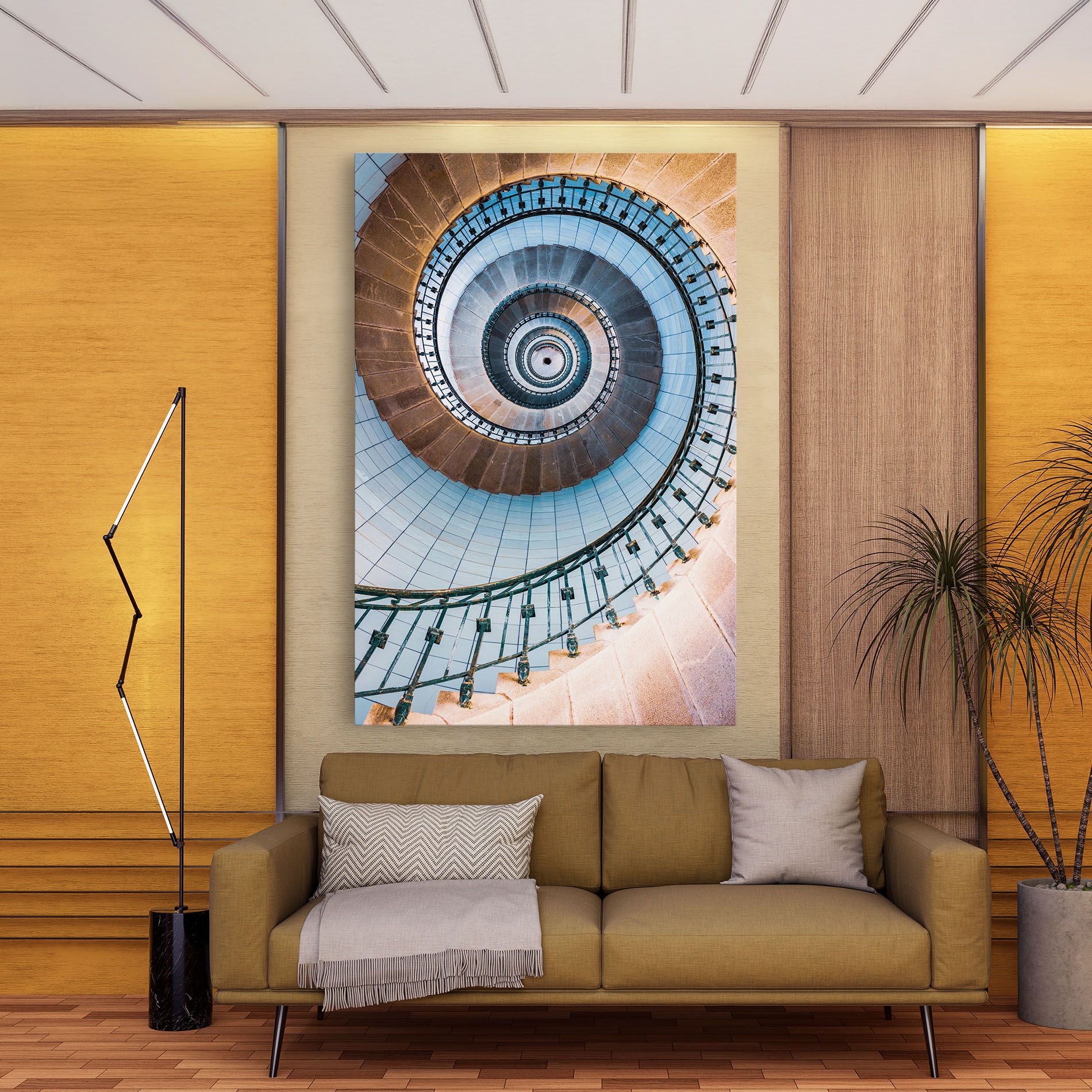 Blue Opaline Stairs mockup 9