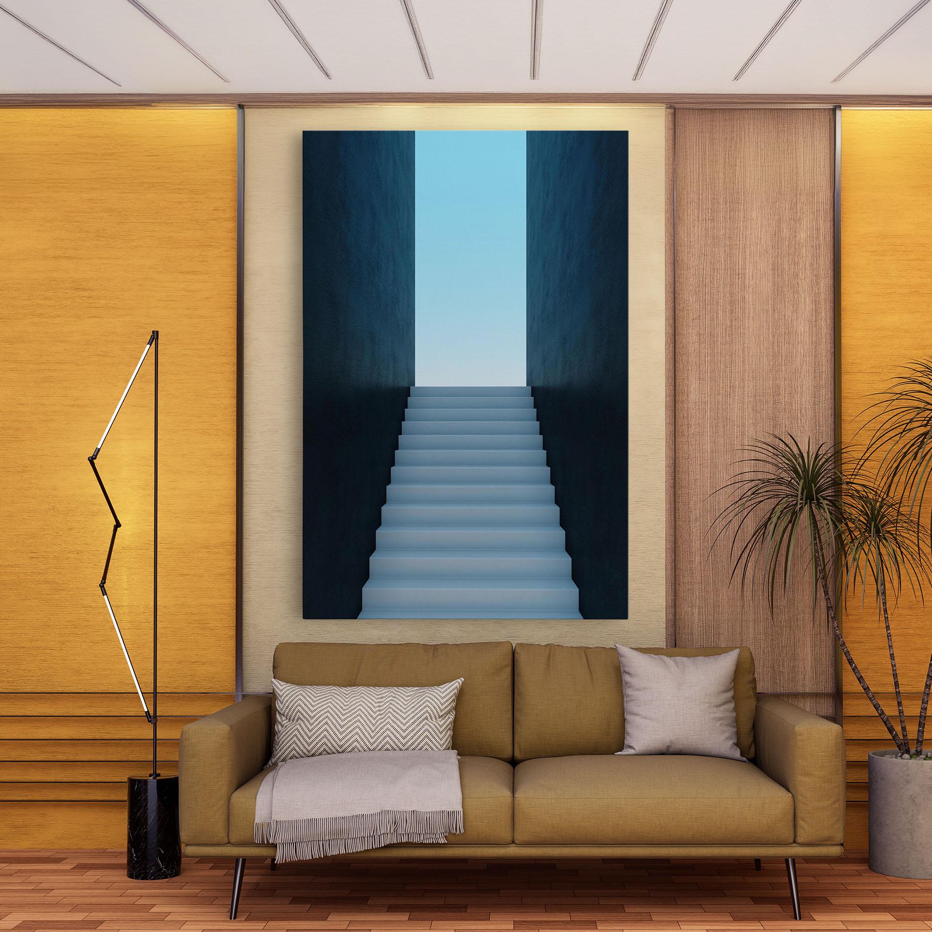 Leinwandbild Forward Stairs mockup 9