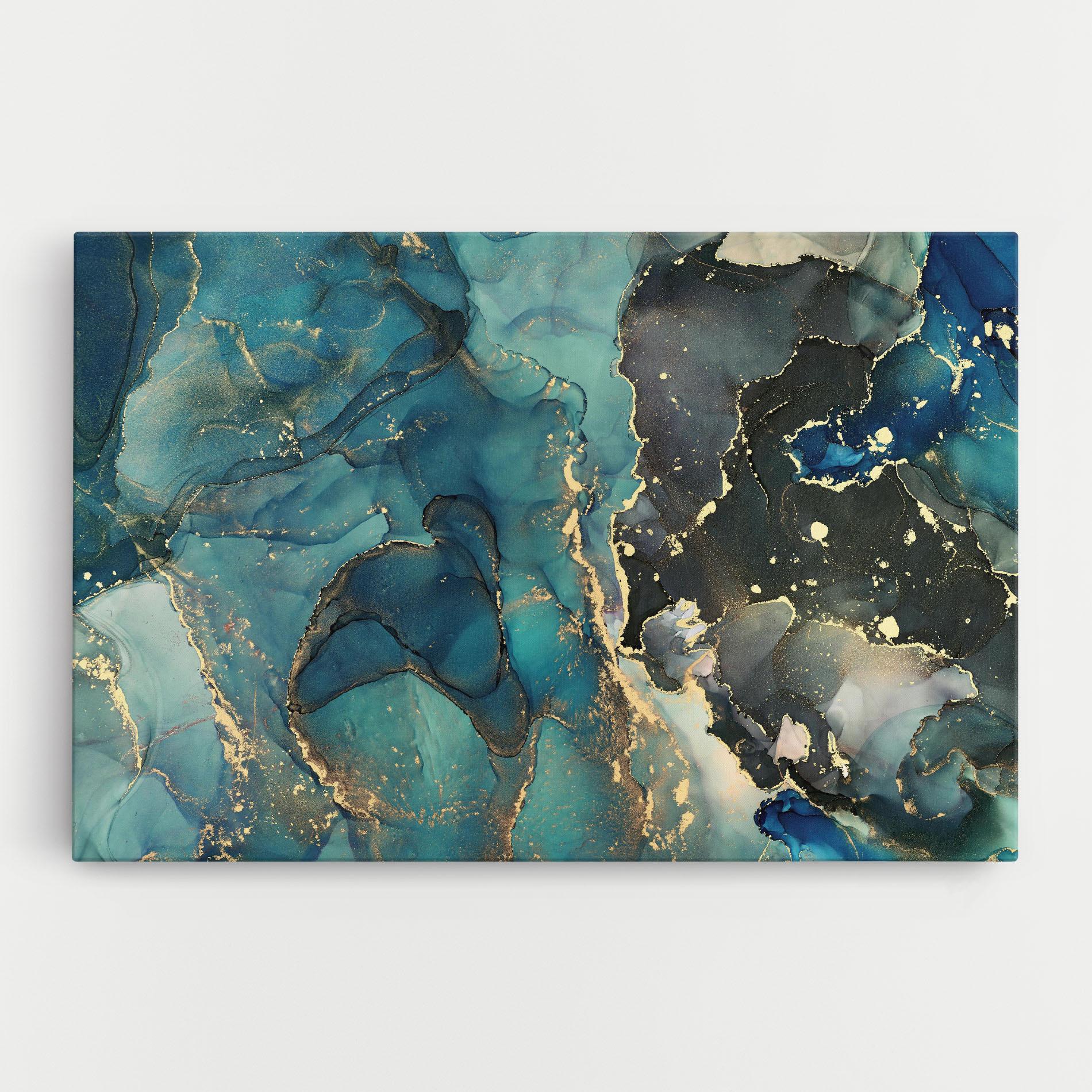 Leinwandbild Blue Marble mockup 0