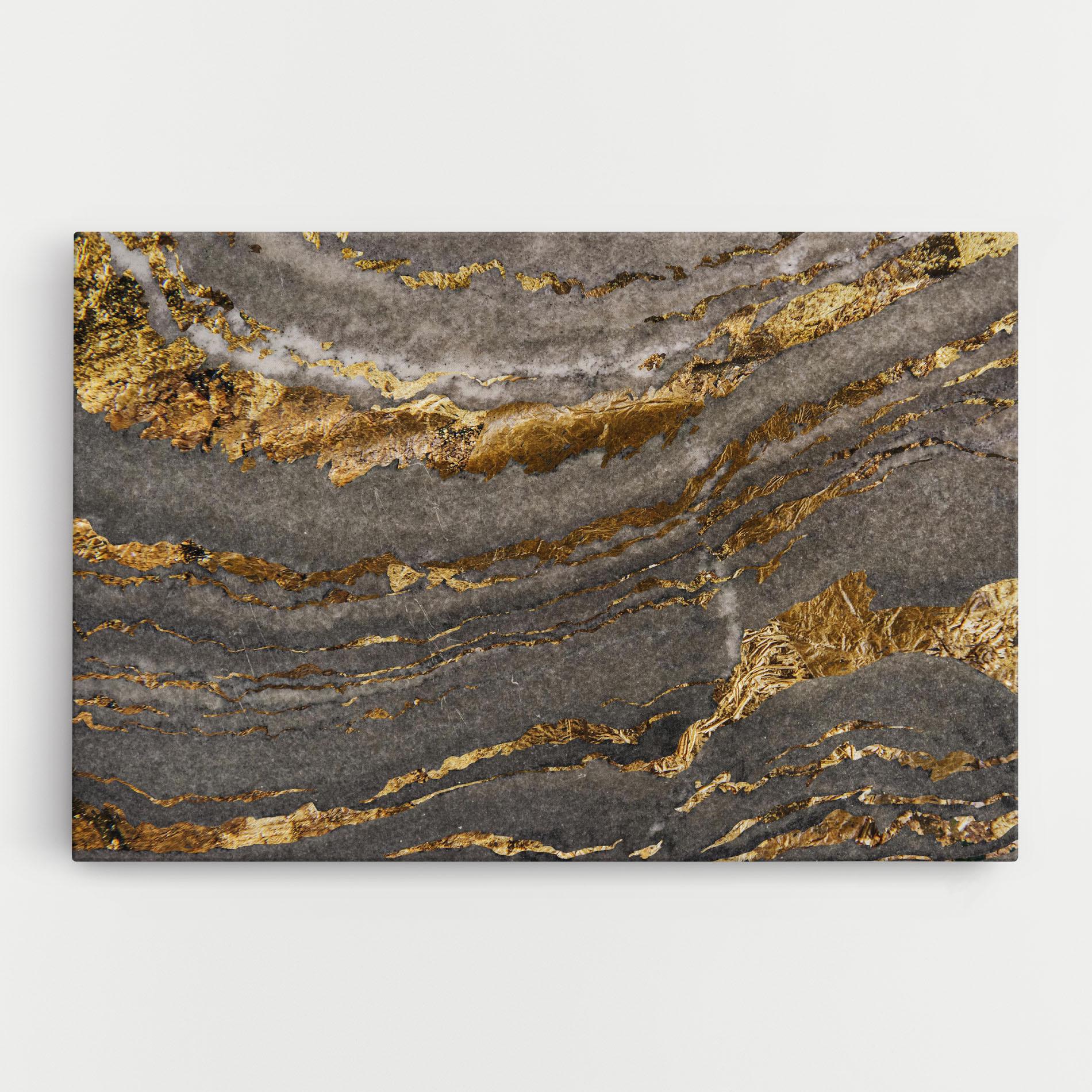 Leinwandbild Dark Colden Grey mockup 0