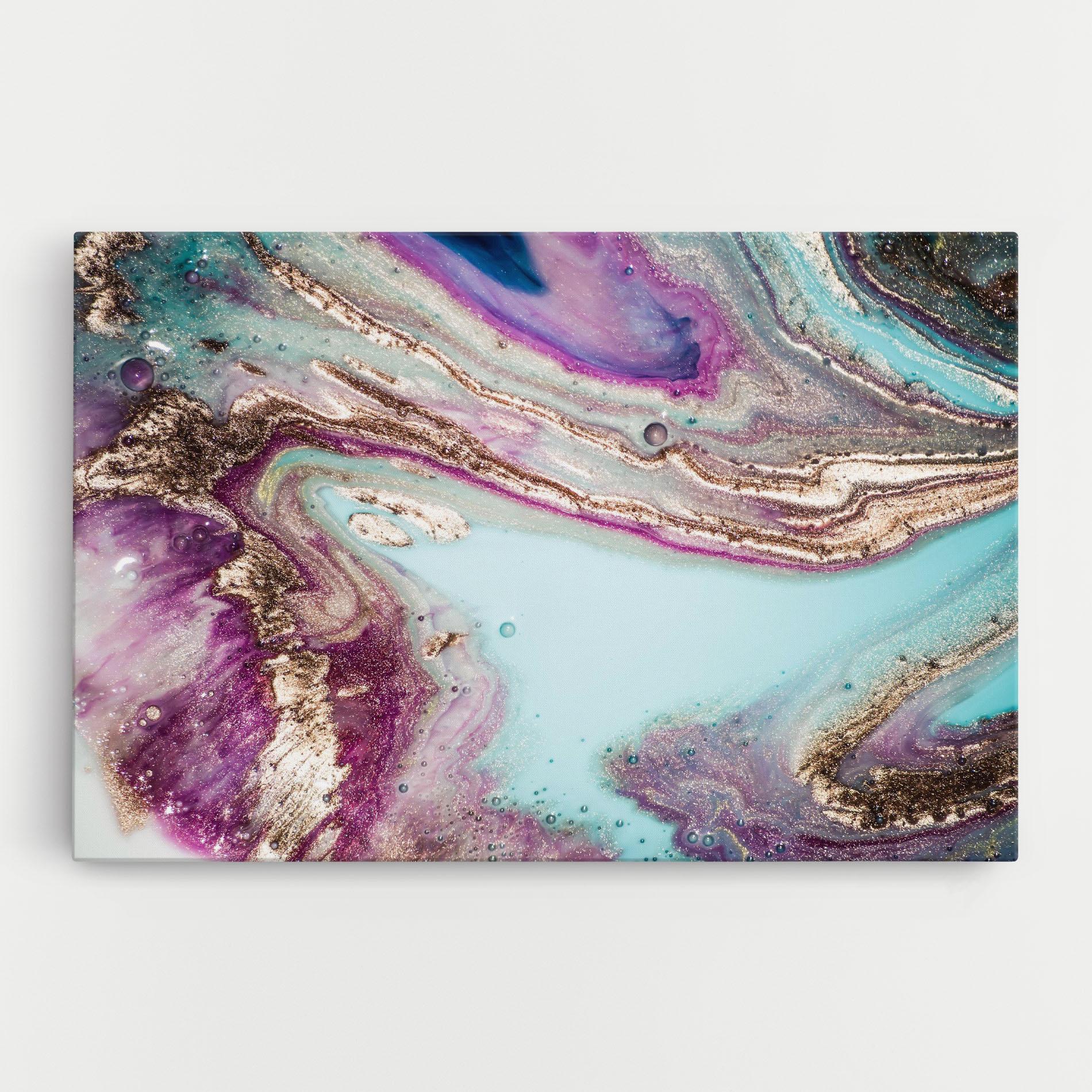 Leinwandbild Pink Marble Shades mockup 0