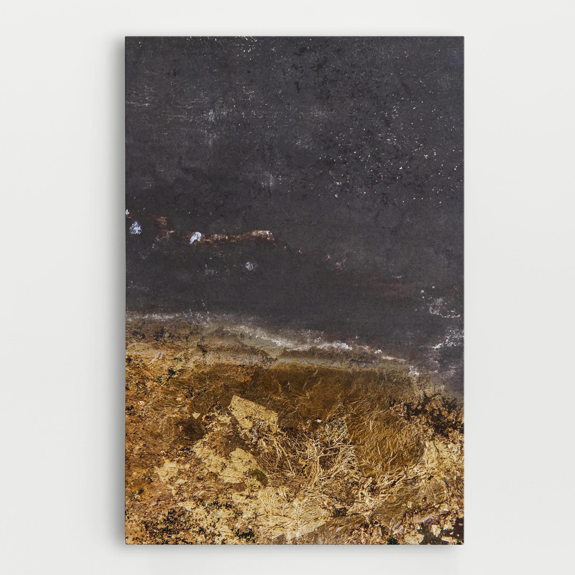 Leinwandbild Gold Dark Grey mockup 0