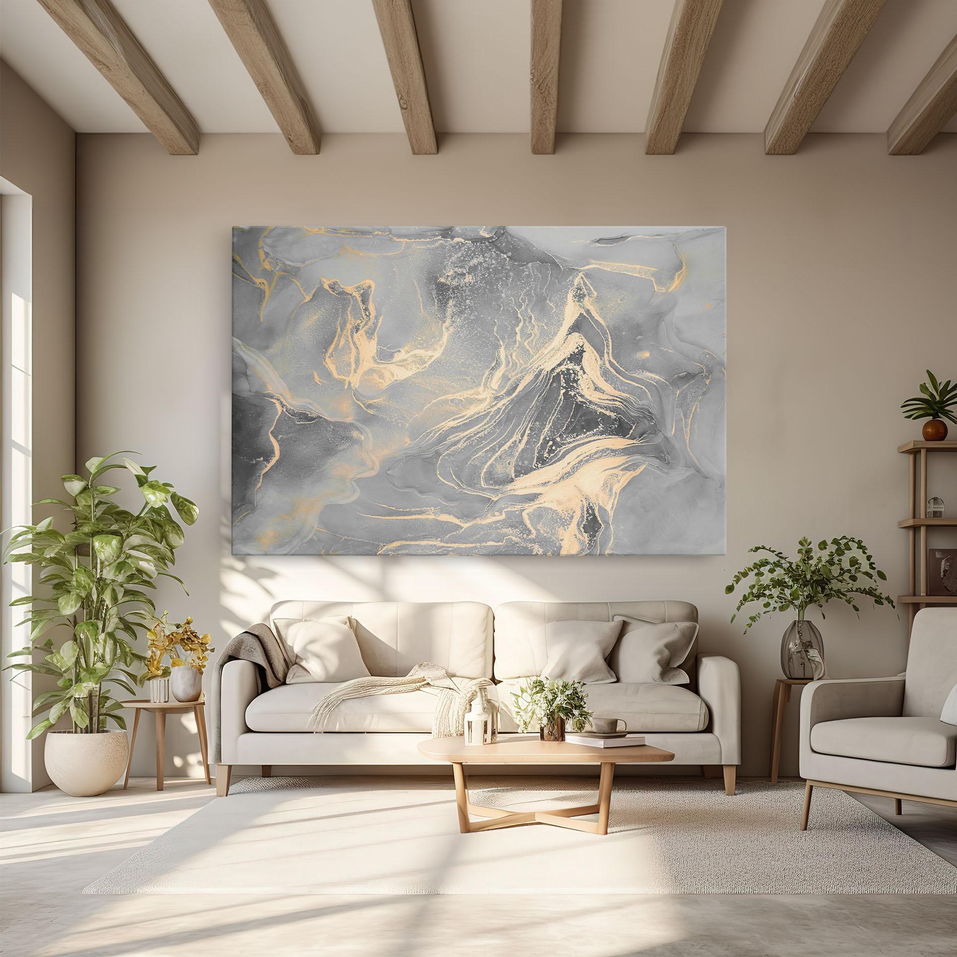 Leinwandbild Abstract Illusion mockup 6