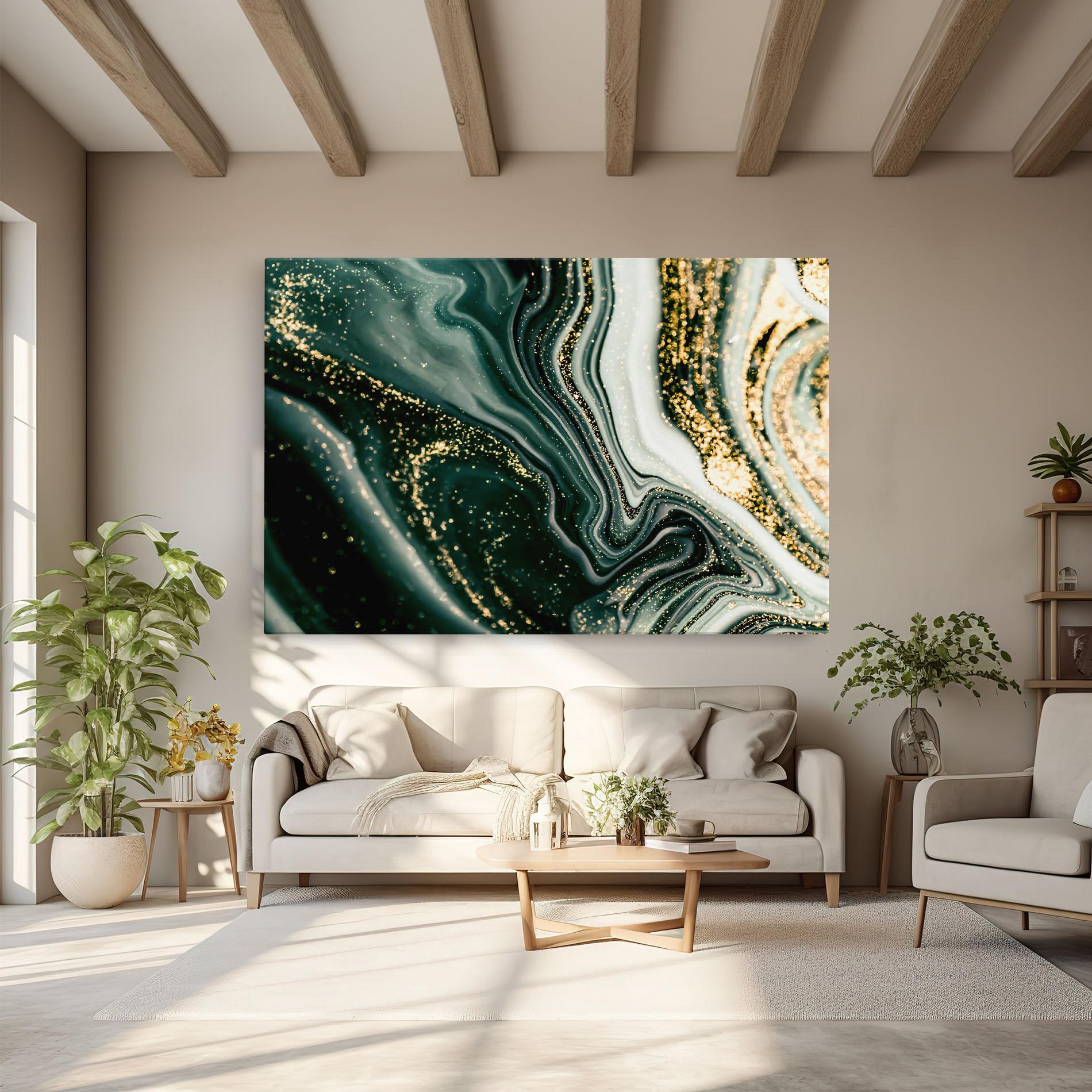 Leinwandbild Abstract Shades mockup 6