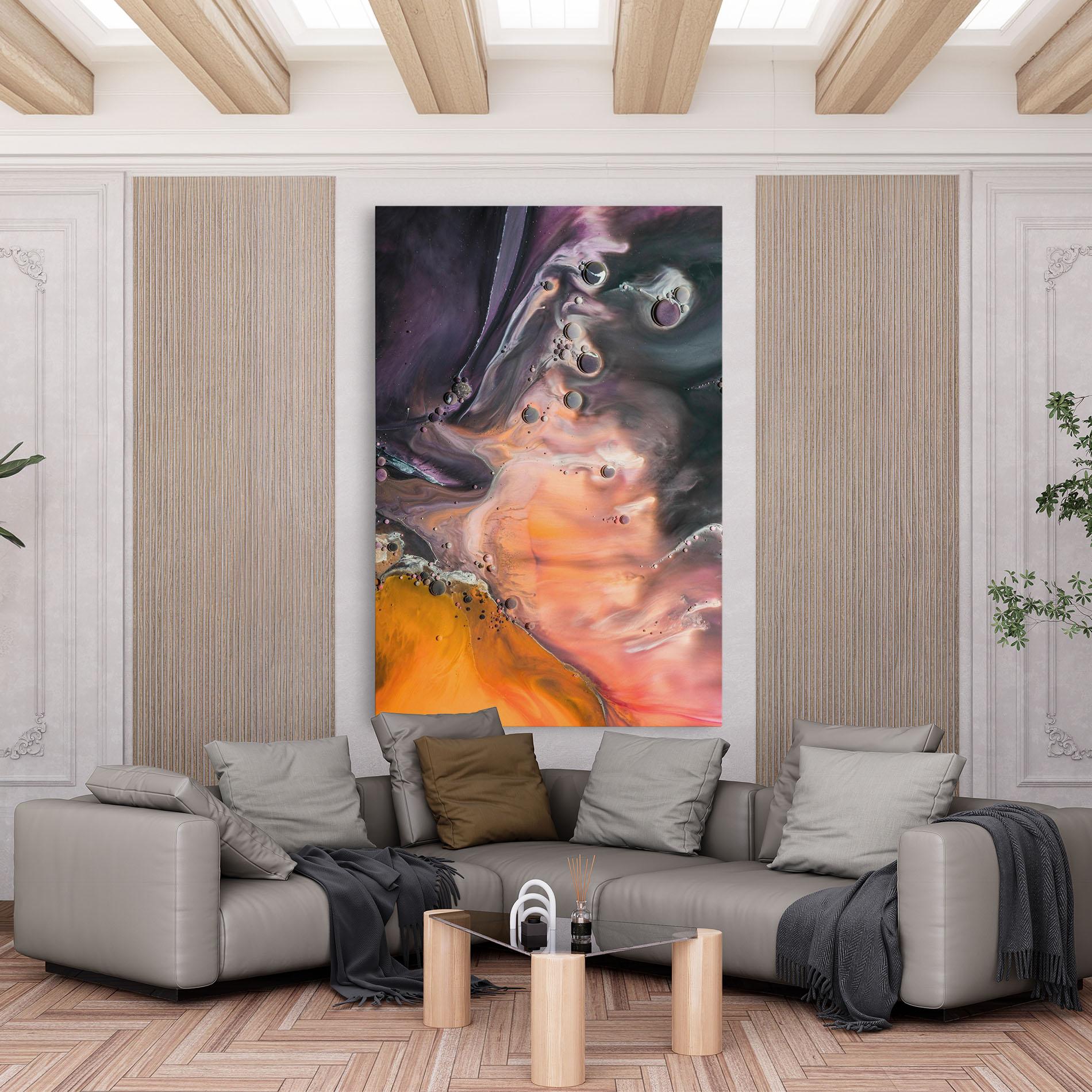 Leinwandbild Orange Shades mockup 6