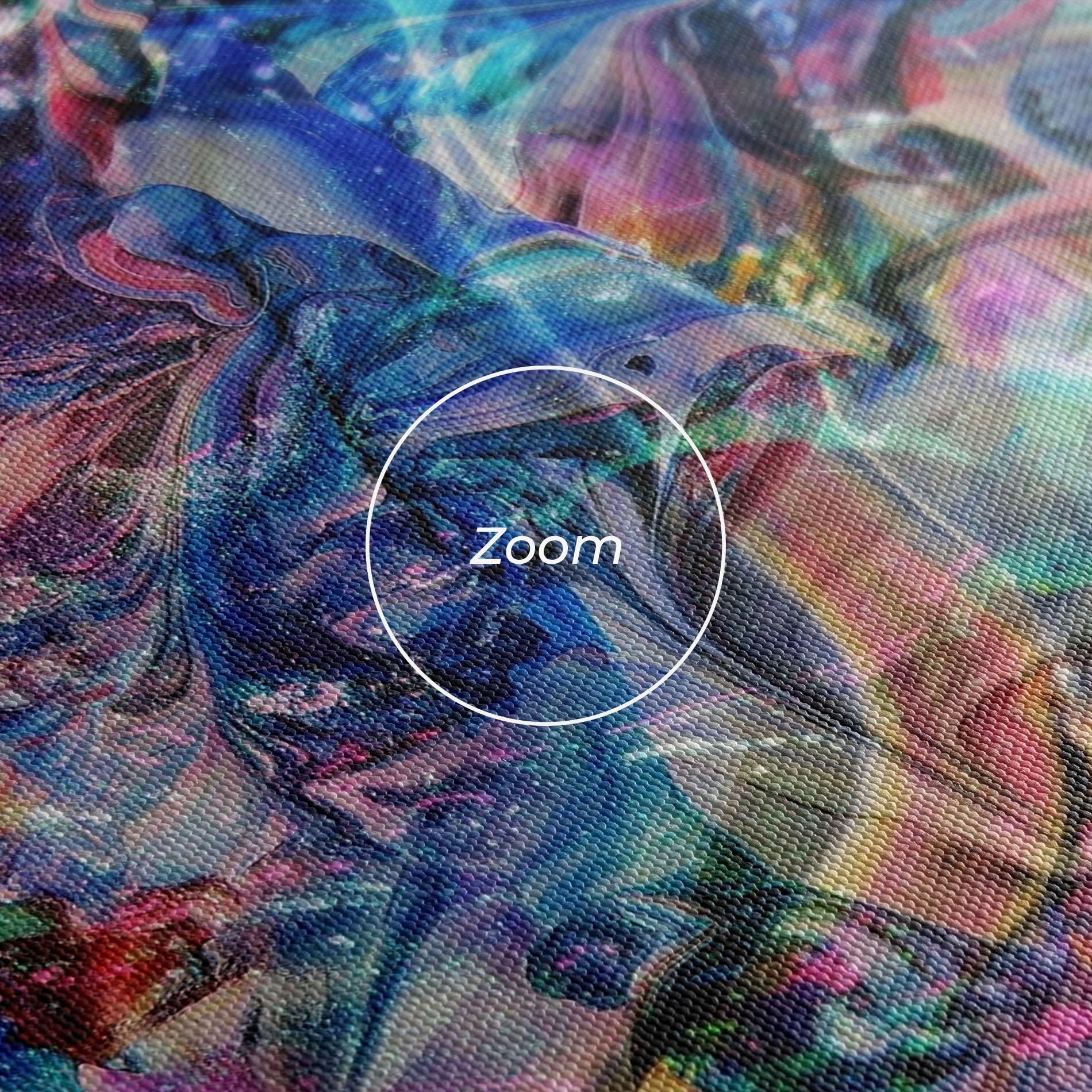 Leinwandbild Abstract Colourful Glass mockup 3