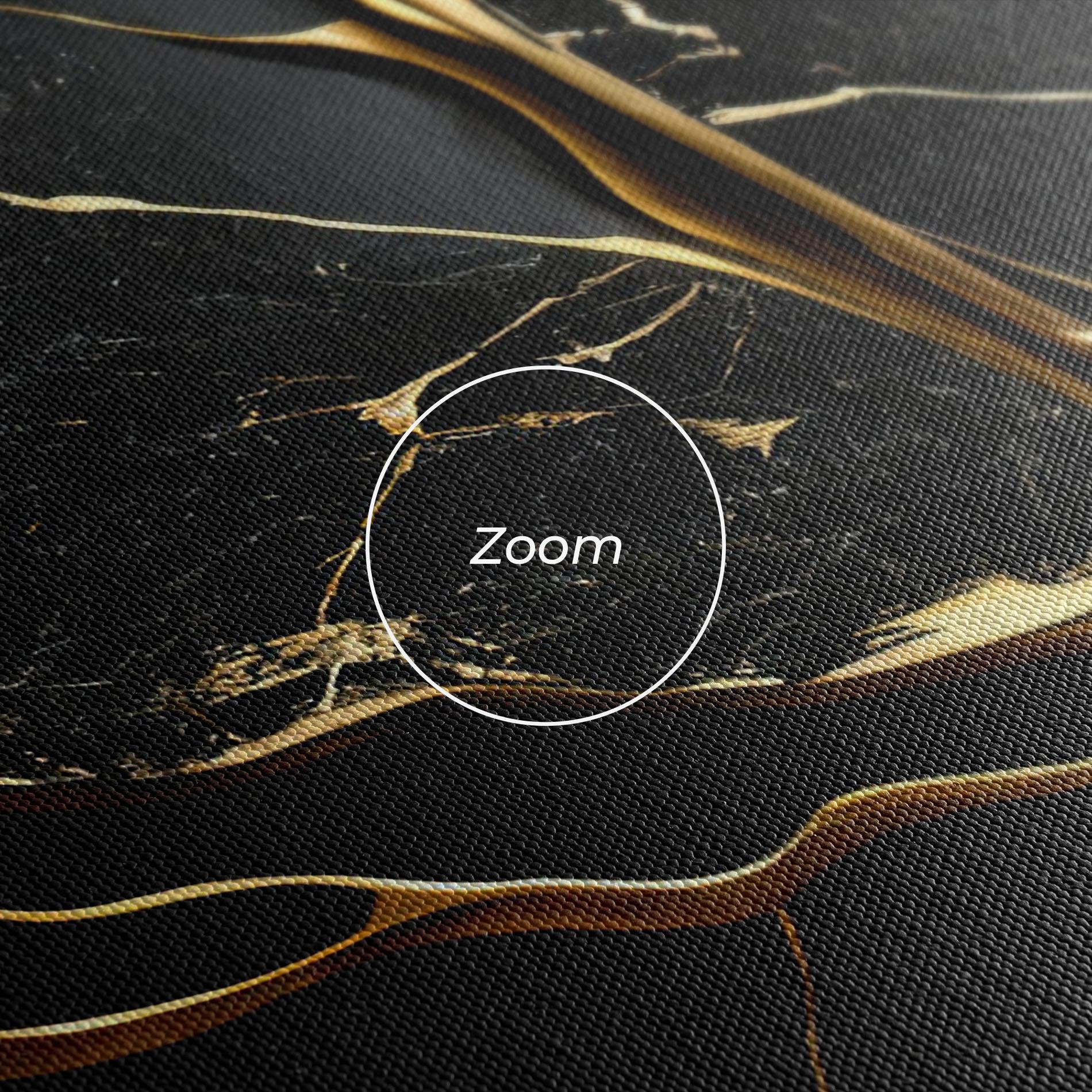 Leinwandbild Black Square Marble mockup 3