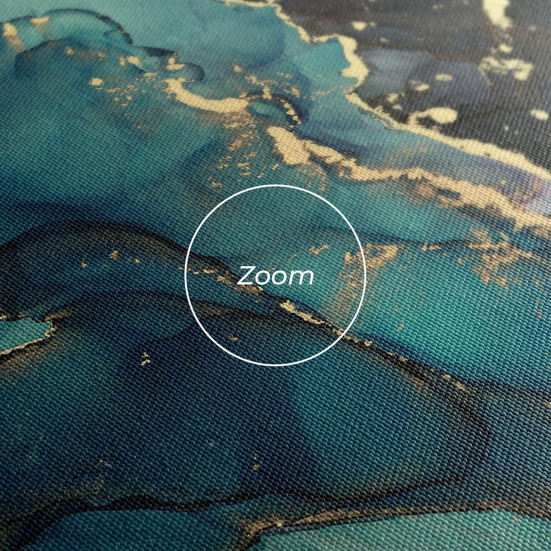 Leinwandbild Blue Marble mockup 3