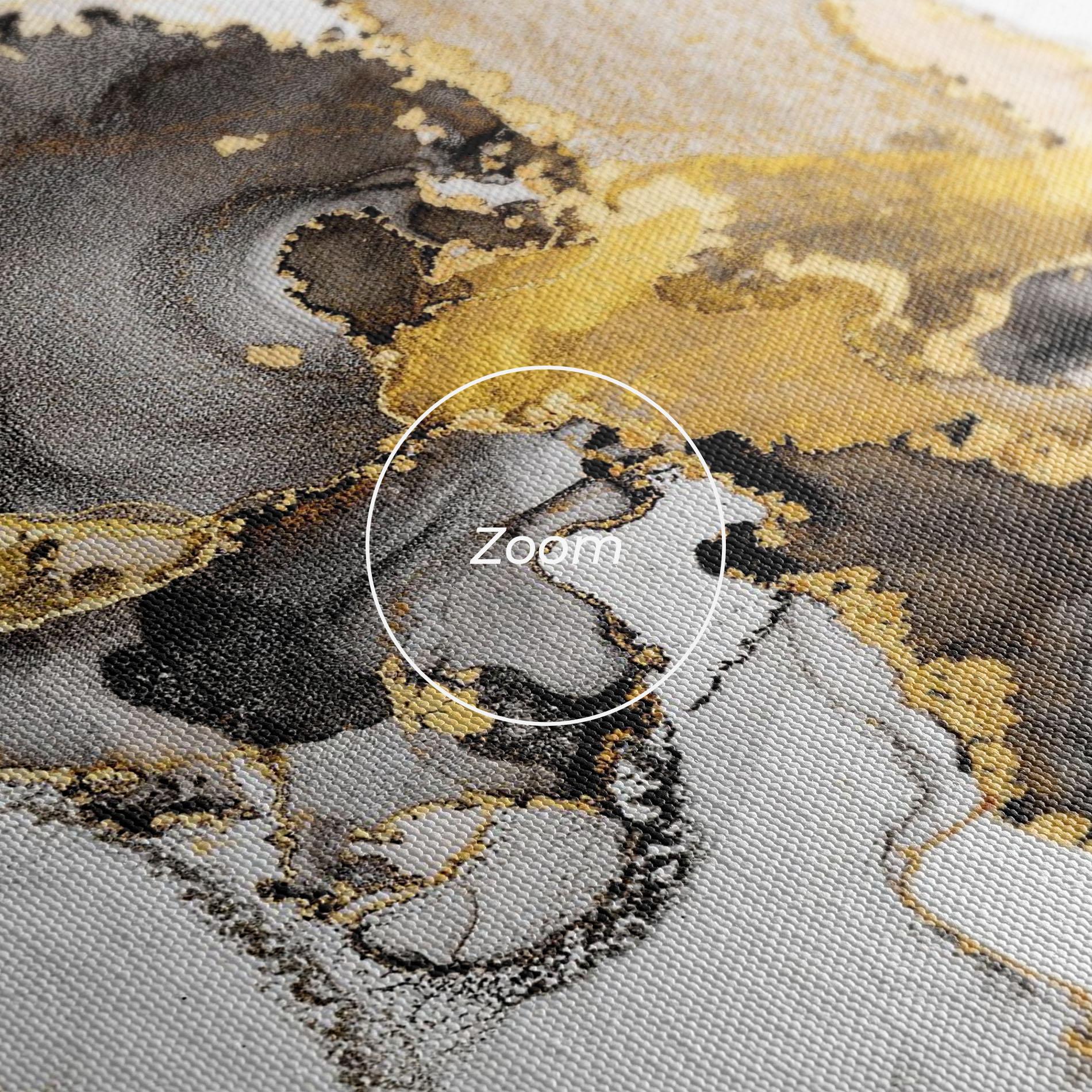 Leinwandbild Golden Marble Shades mockup 3