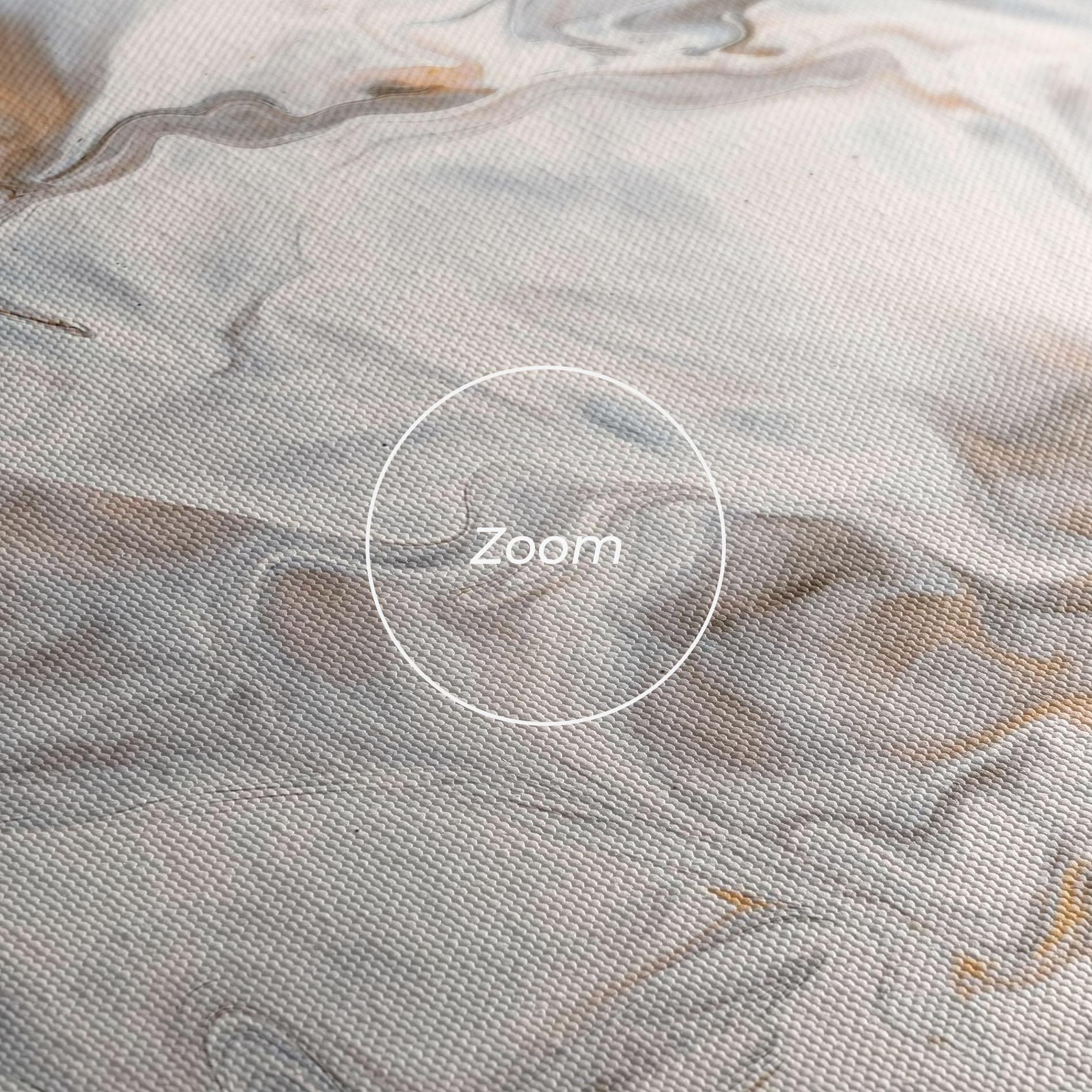 Leinwandbild White Gold Abstract mockup 3