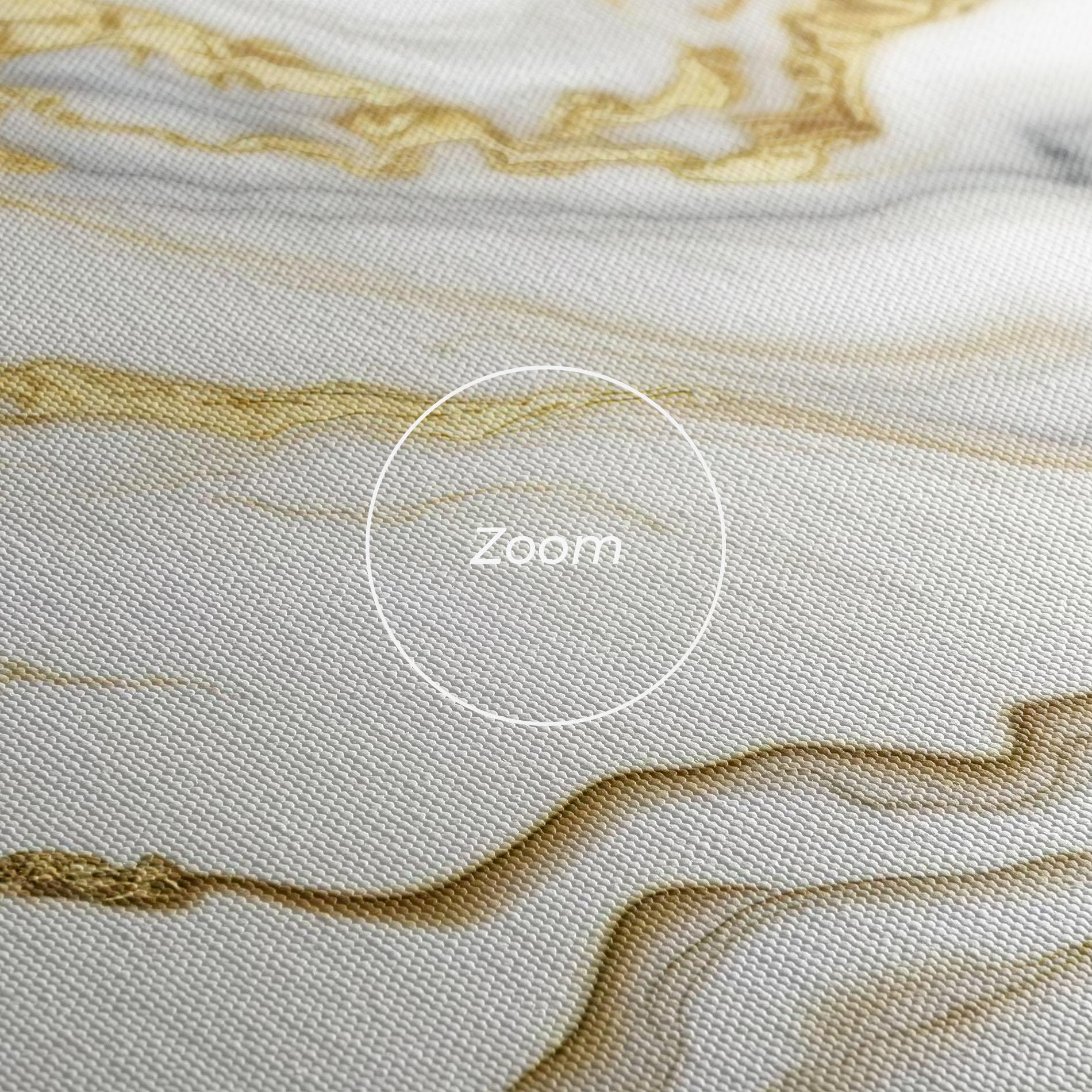Leinwandbild White Golden Marble mockup 3
