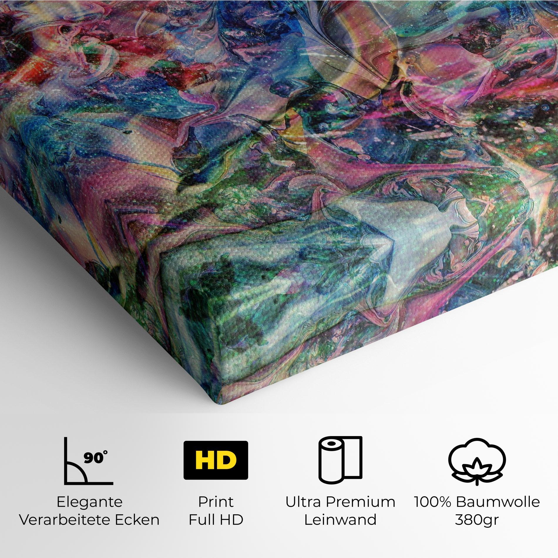 Leinwandbild Abstract Colourful Glass mockup 4