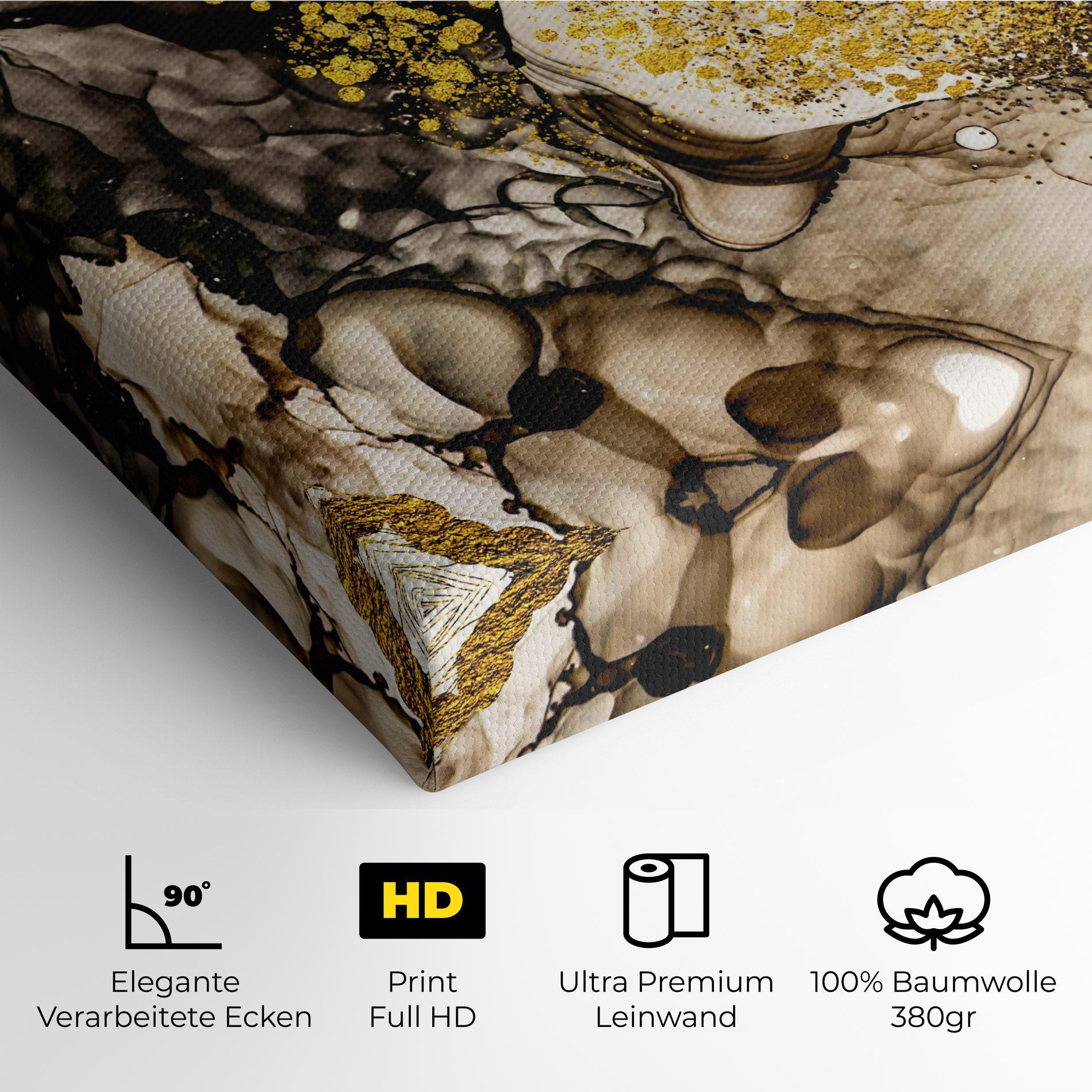 Leinwandbild Golden Sand mockup 4