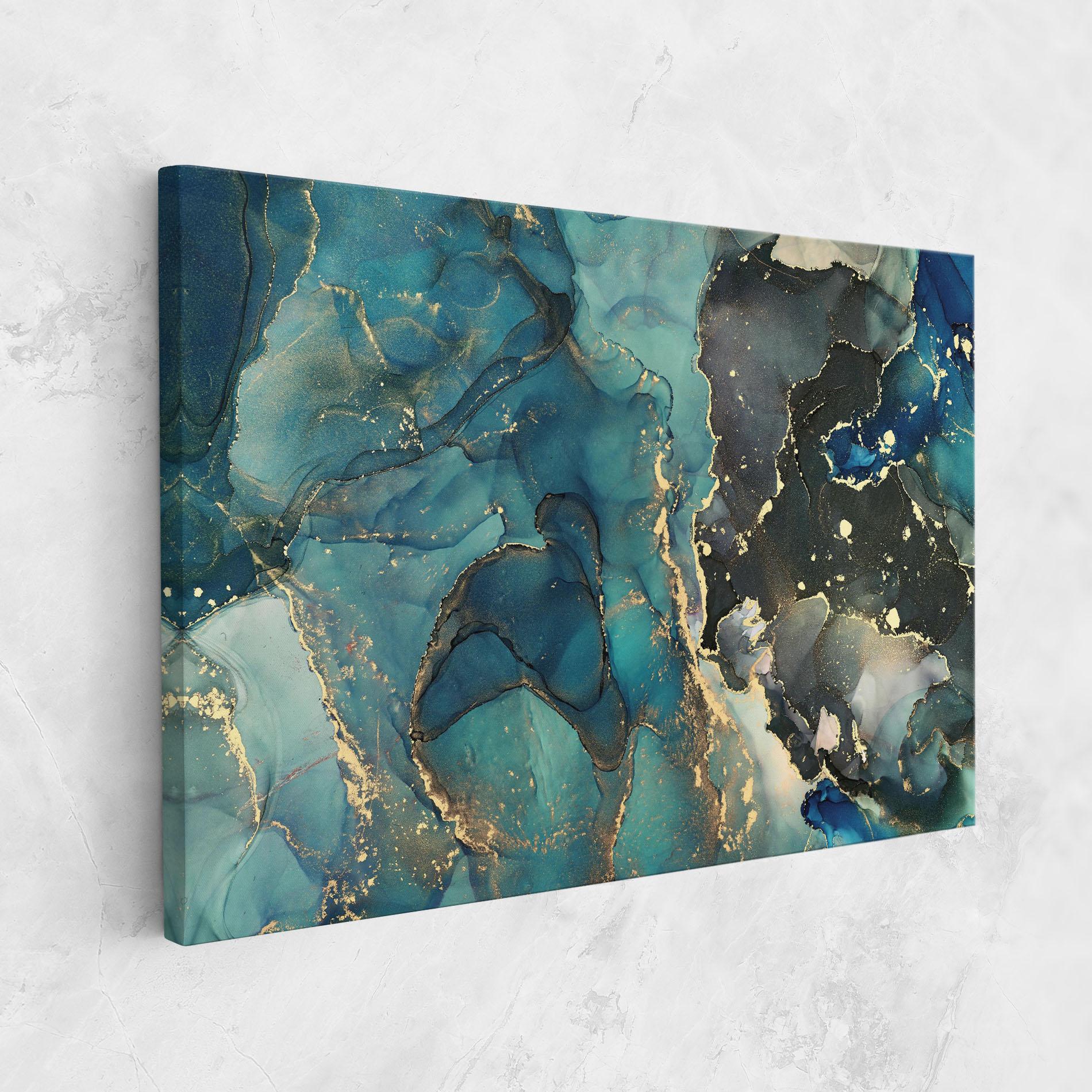 Leinwandbild Blue Marble mockup 1