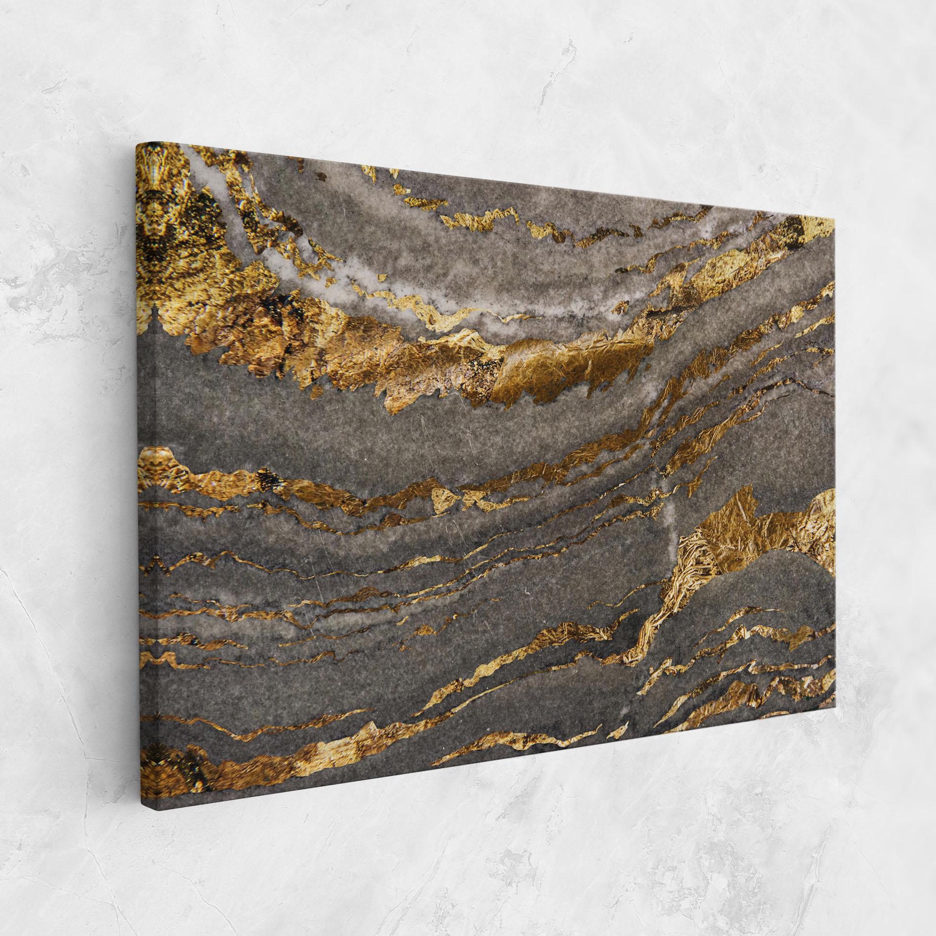 Leinwandbild Dark Colden Grey mockup 1