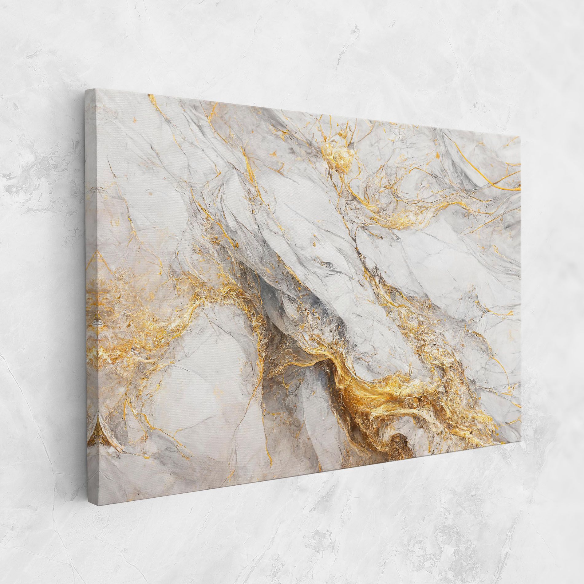 Gold Liquid Grey Marble mockup 1