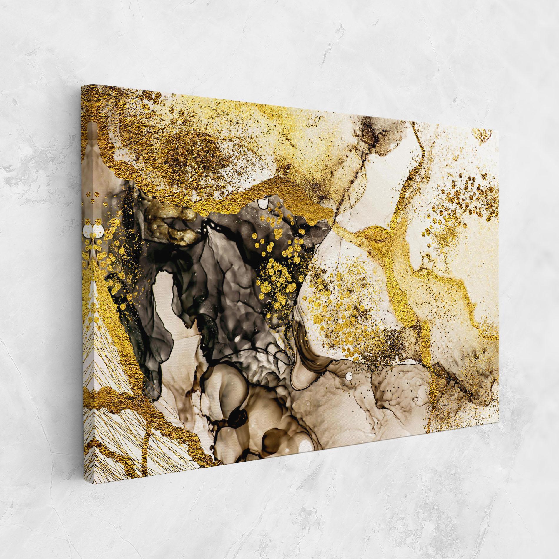 Leinwandbild Golden Sand mockup 1