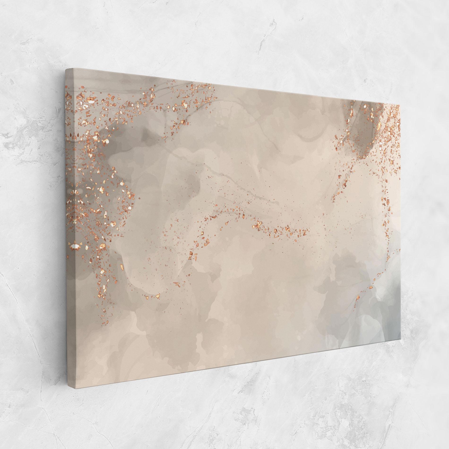 Leinwandbild Pink Grey Marble 01 mockup 1