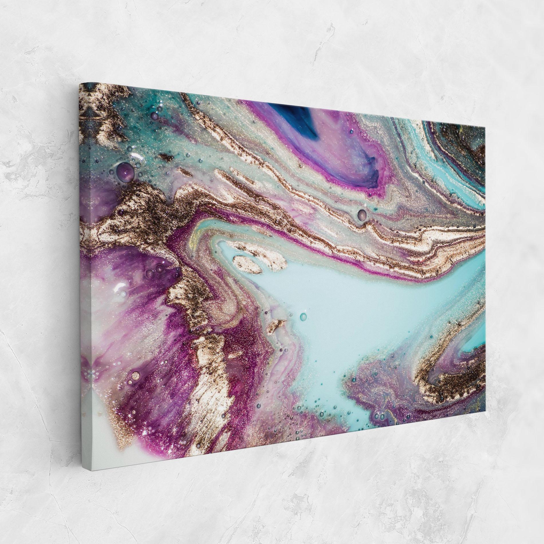 Leinwandbild Pink Marble Shades mockup 1