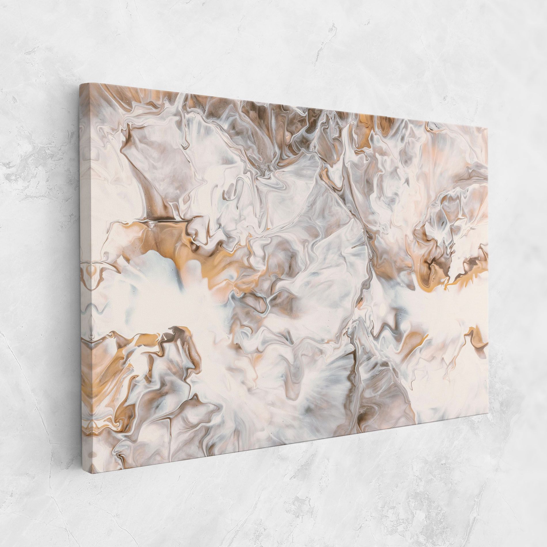 White Gold Abstract mockup 1