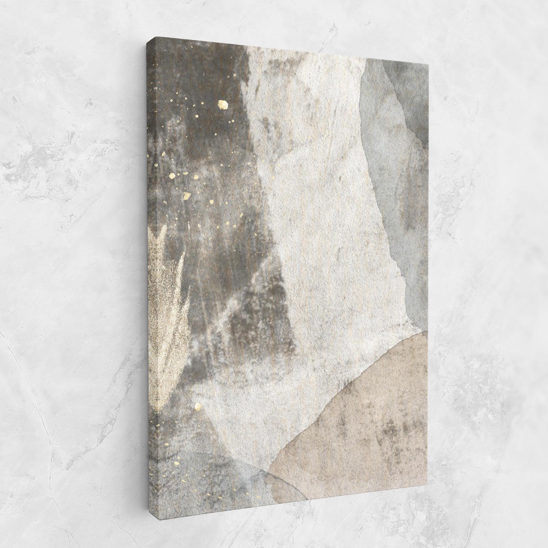 Leinwandbild Light Cream Marble mockup 1
