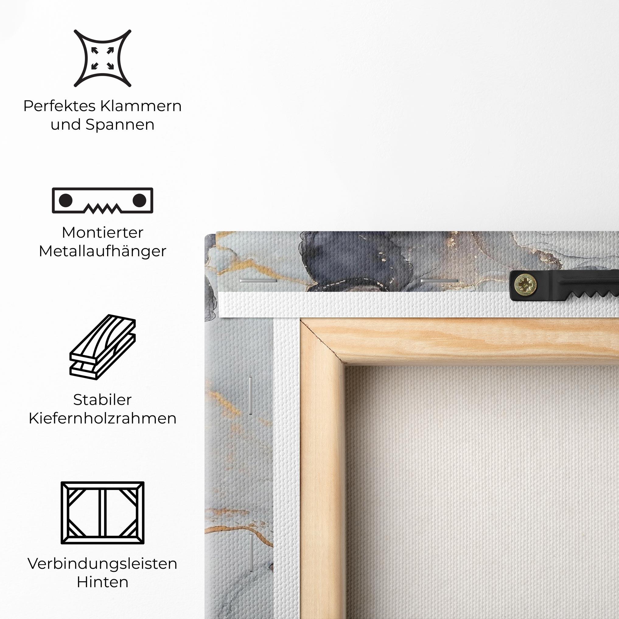 Leinwandbild Marble Shades mockup 5