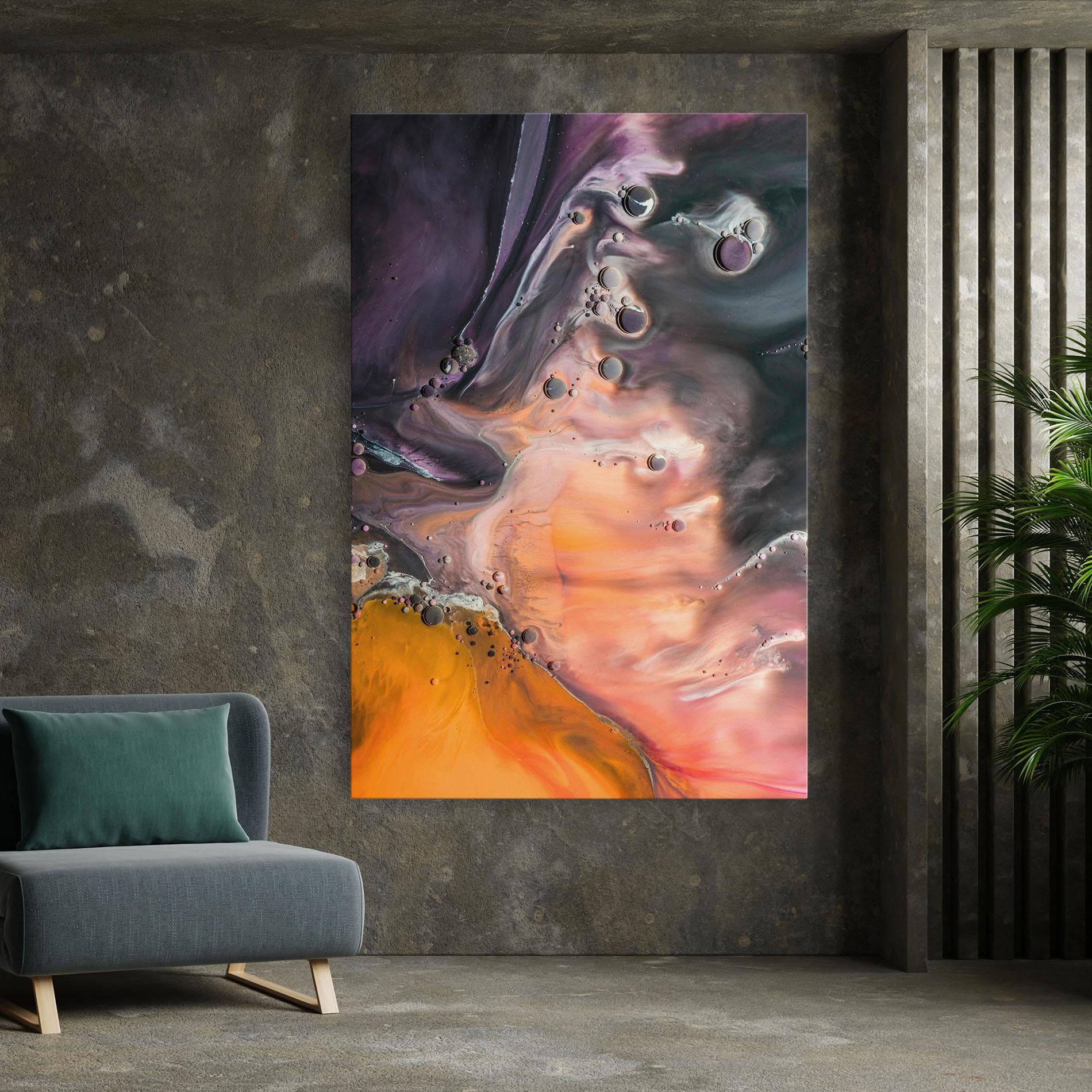 Leinwandbild Orange Shades mockup 7