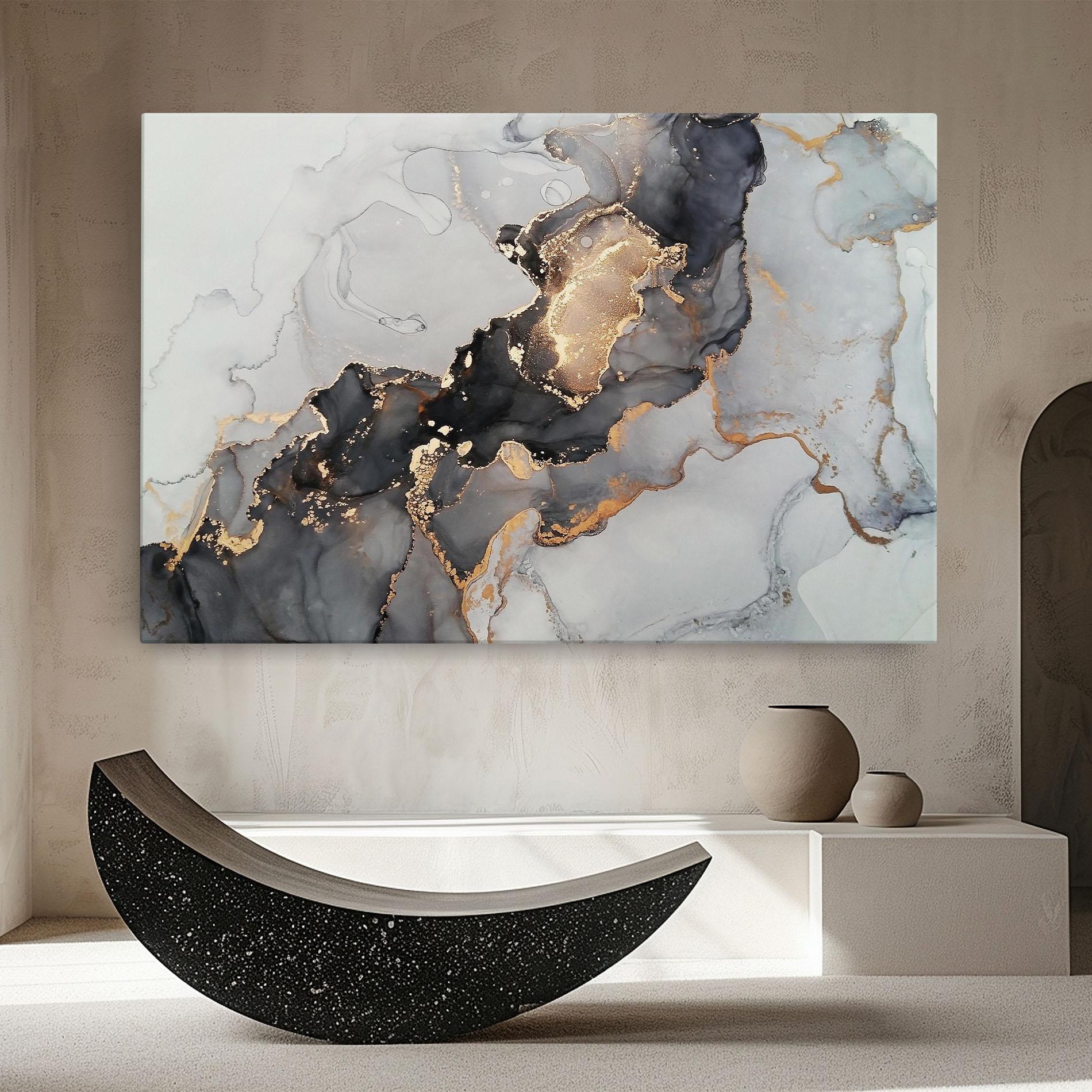 Leinwandbild Marble Shades mockup 8