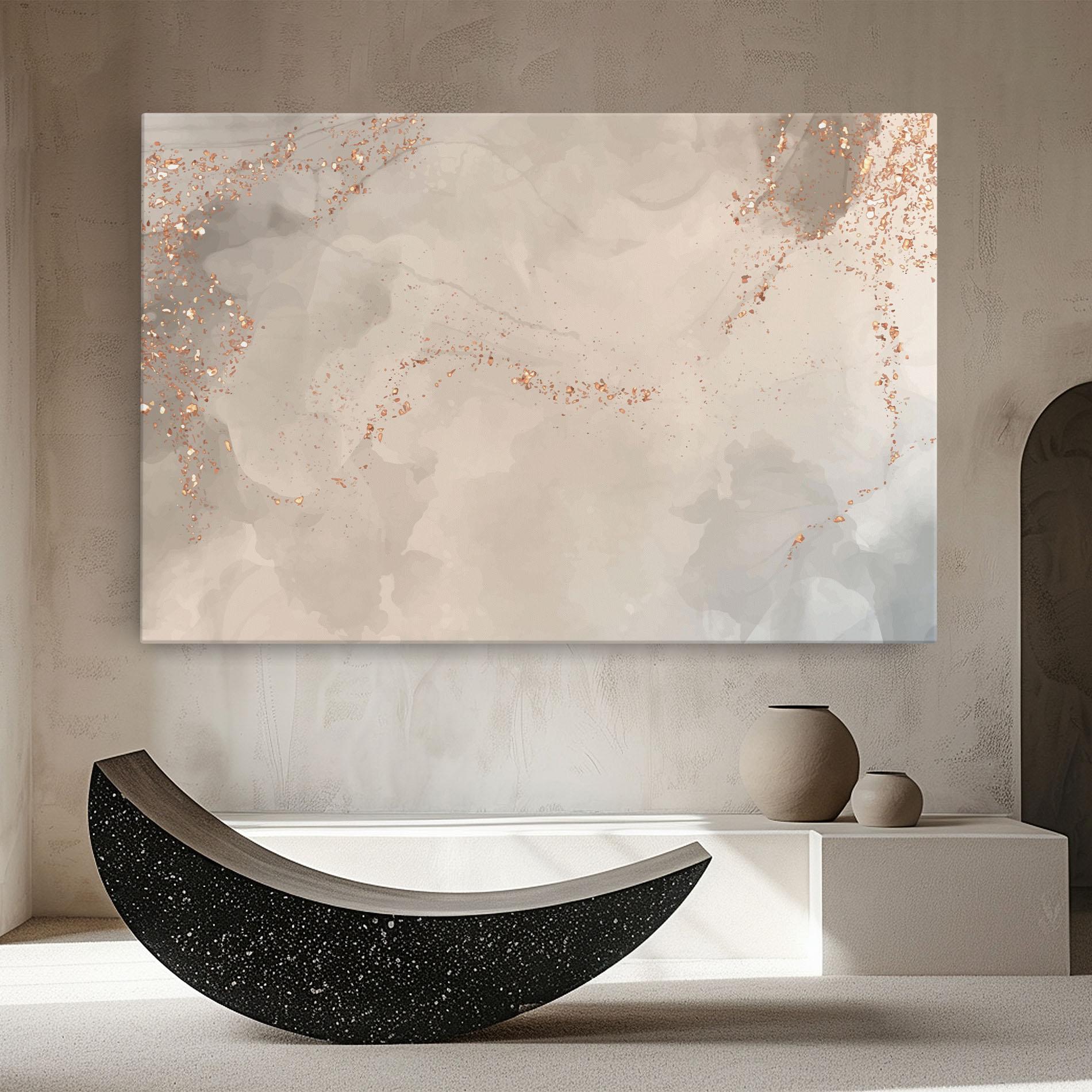 Leinwandbild Pink Grey Marble 01 mockup 8