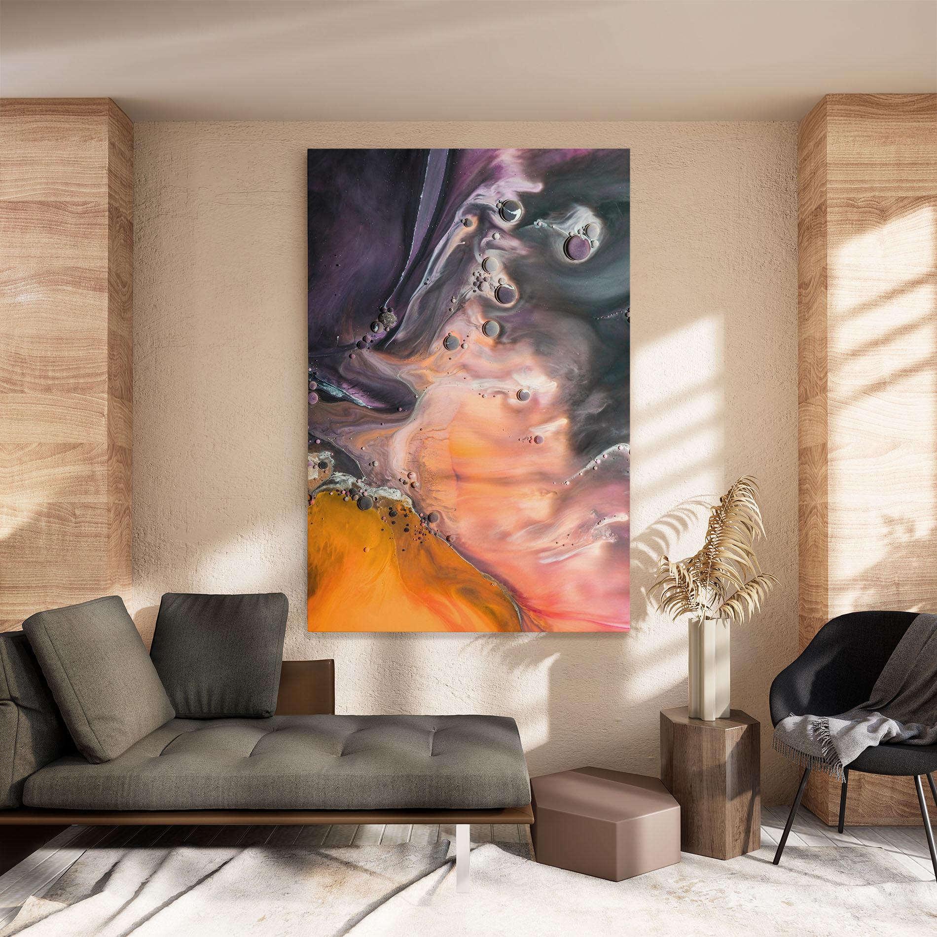 Leinwandbild Orange Shades mockup 8