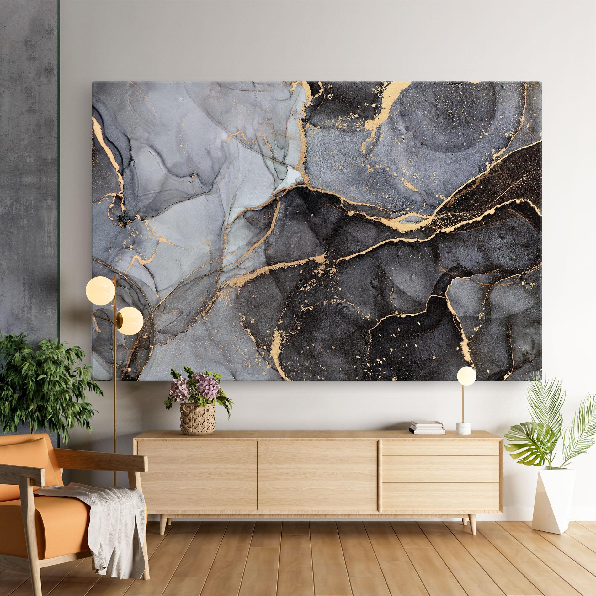 Leinwandbild Abstract Marble mockup 9