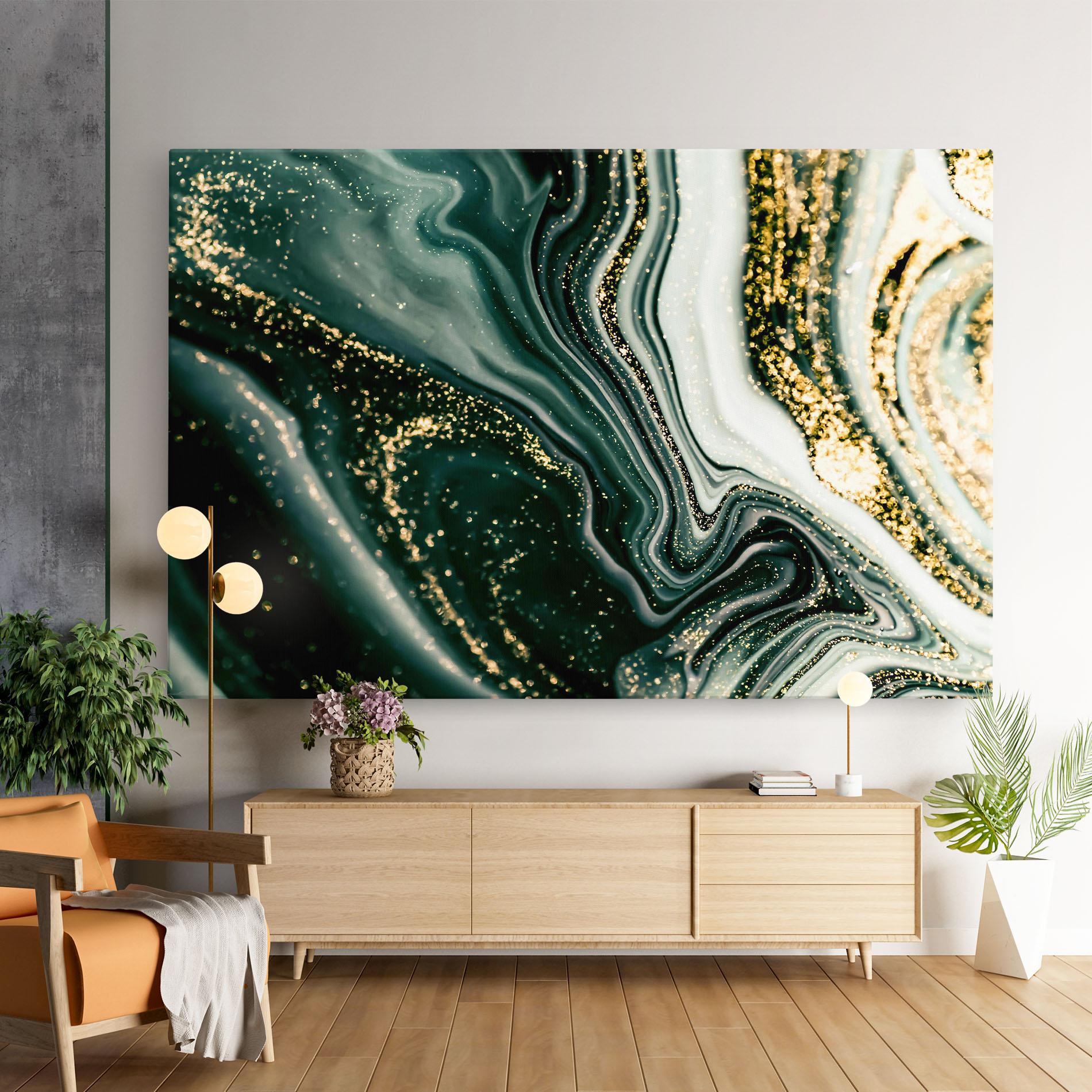 Leinwandbild Abstract Shades mockup 9