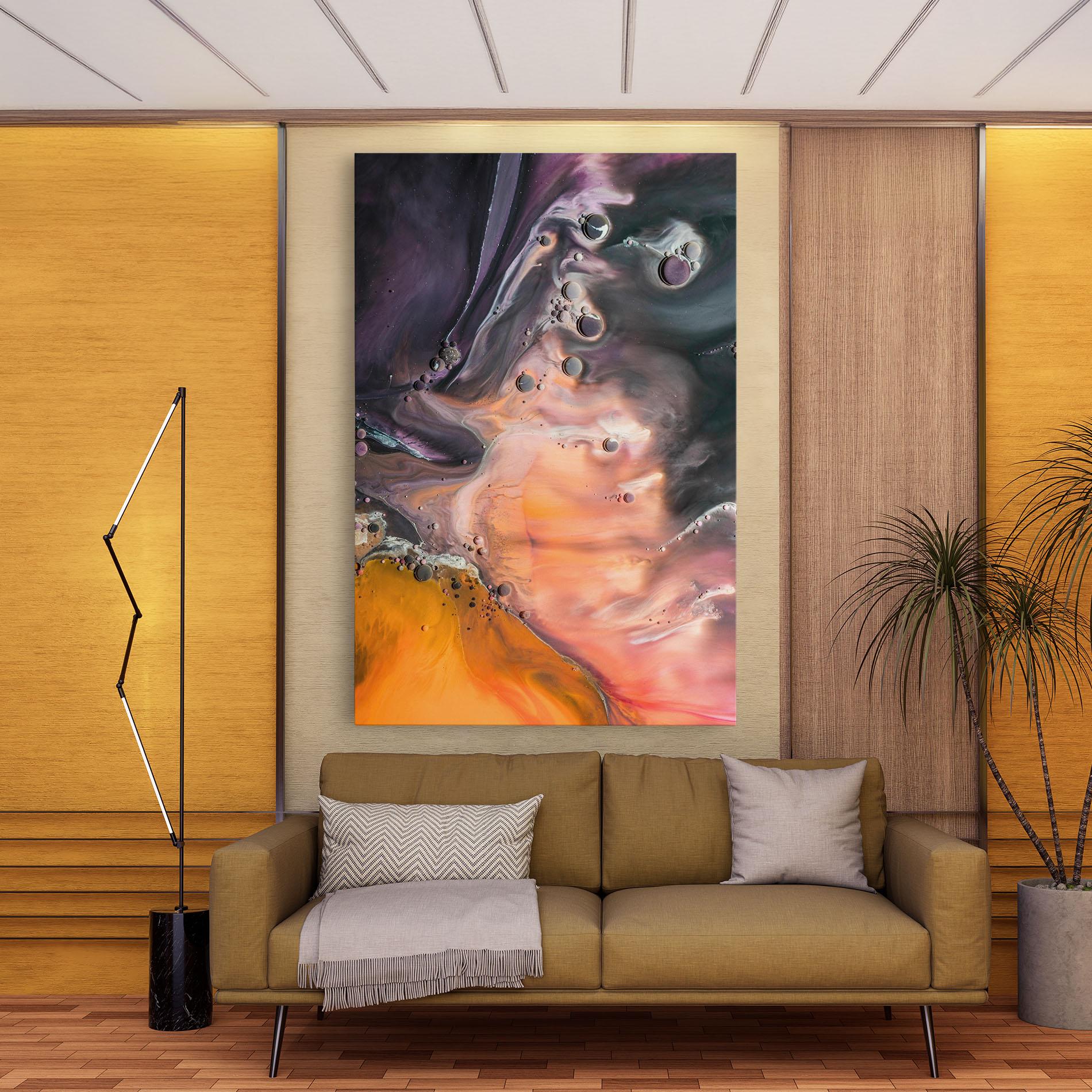 Leinwandbild Orange Shades mockup 9