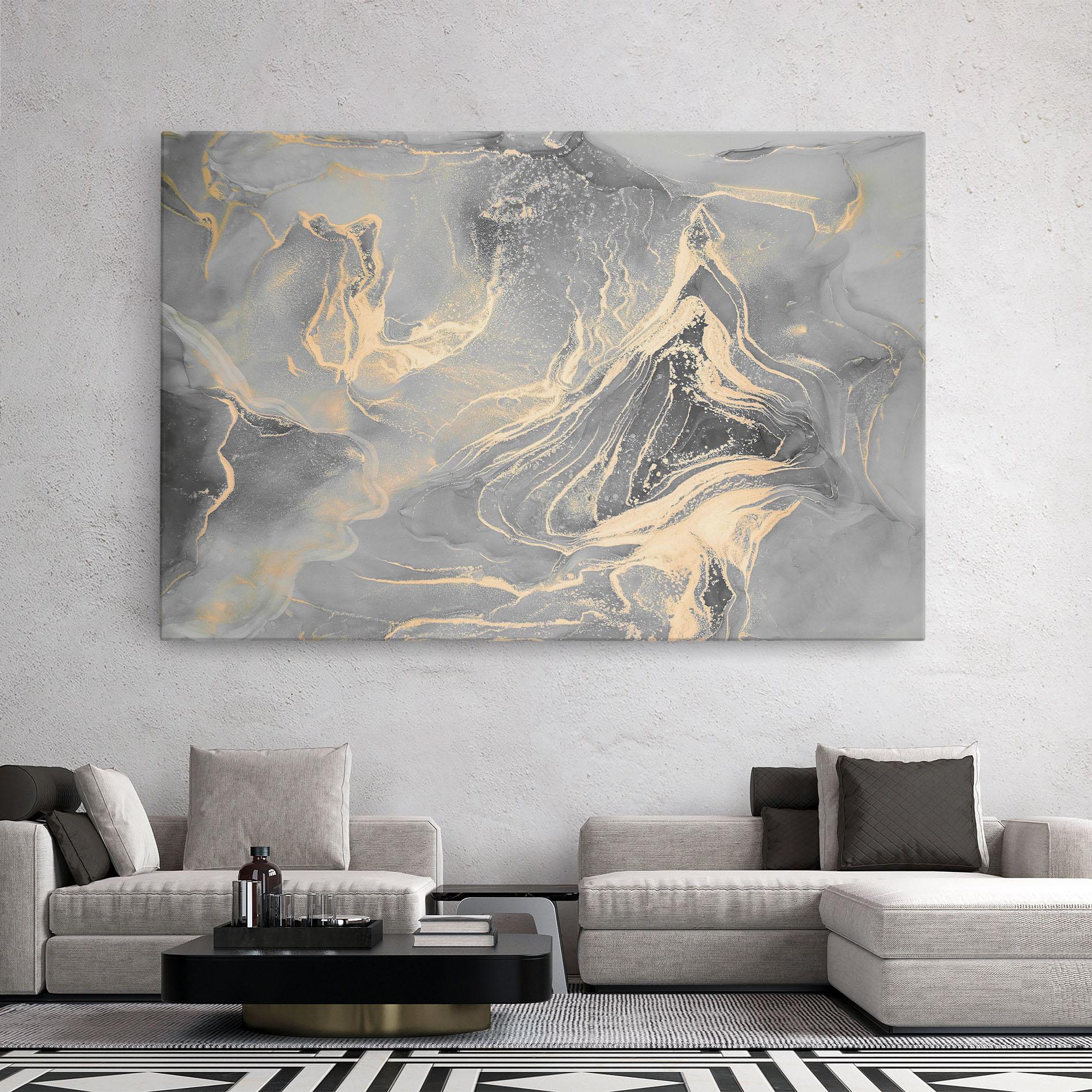 Leinwandbild Abstract Illusion mockup 2