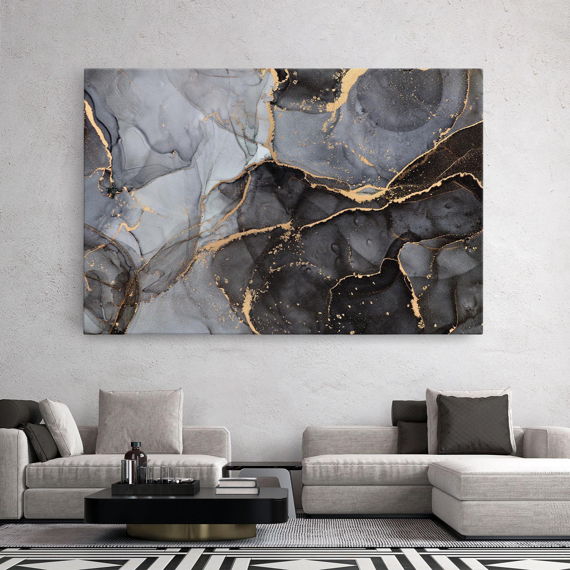 Leinwandbild Abstract Marble mockup 2