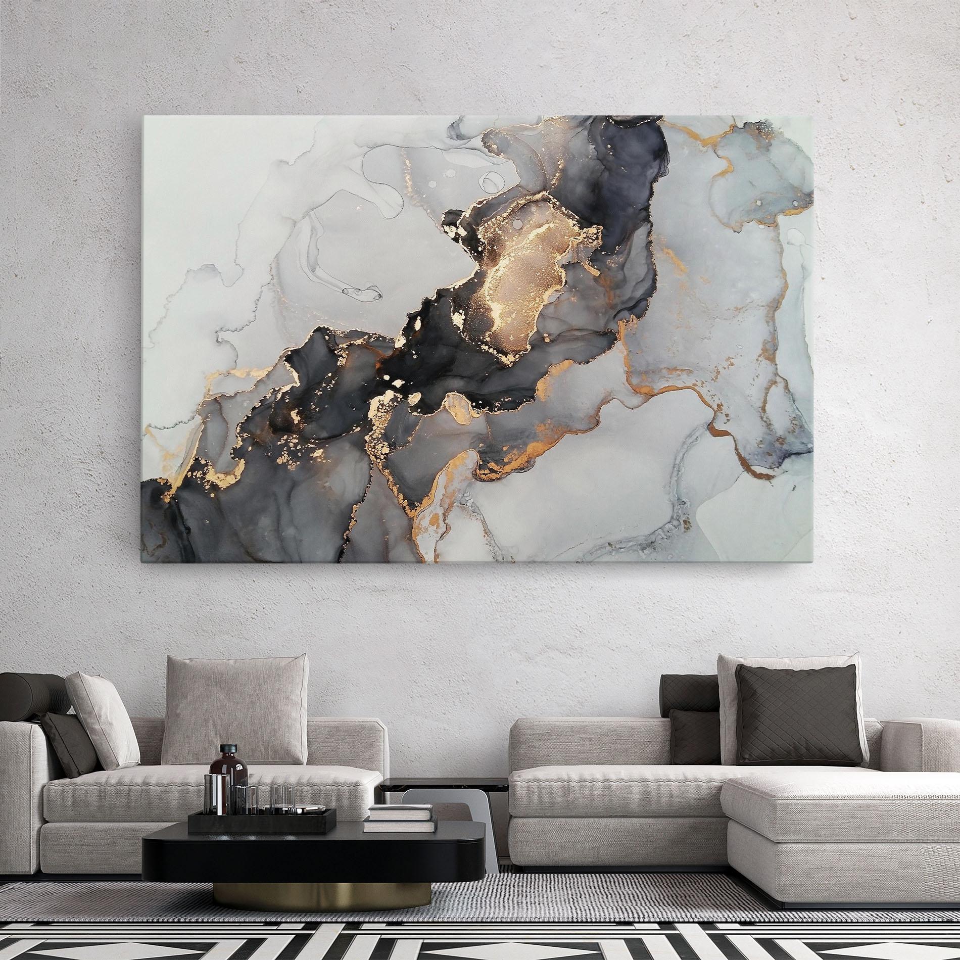 Leinwandbild Marble Shades mockup 2