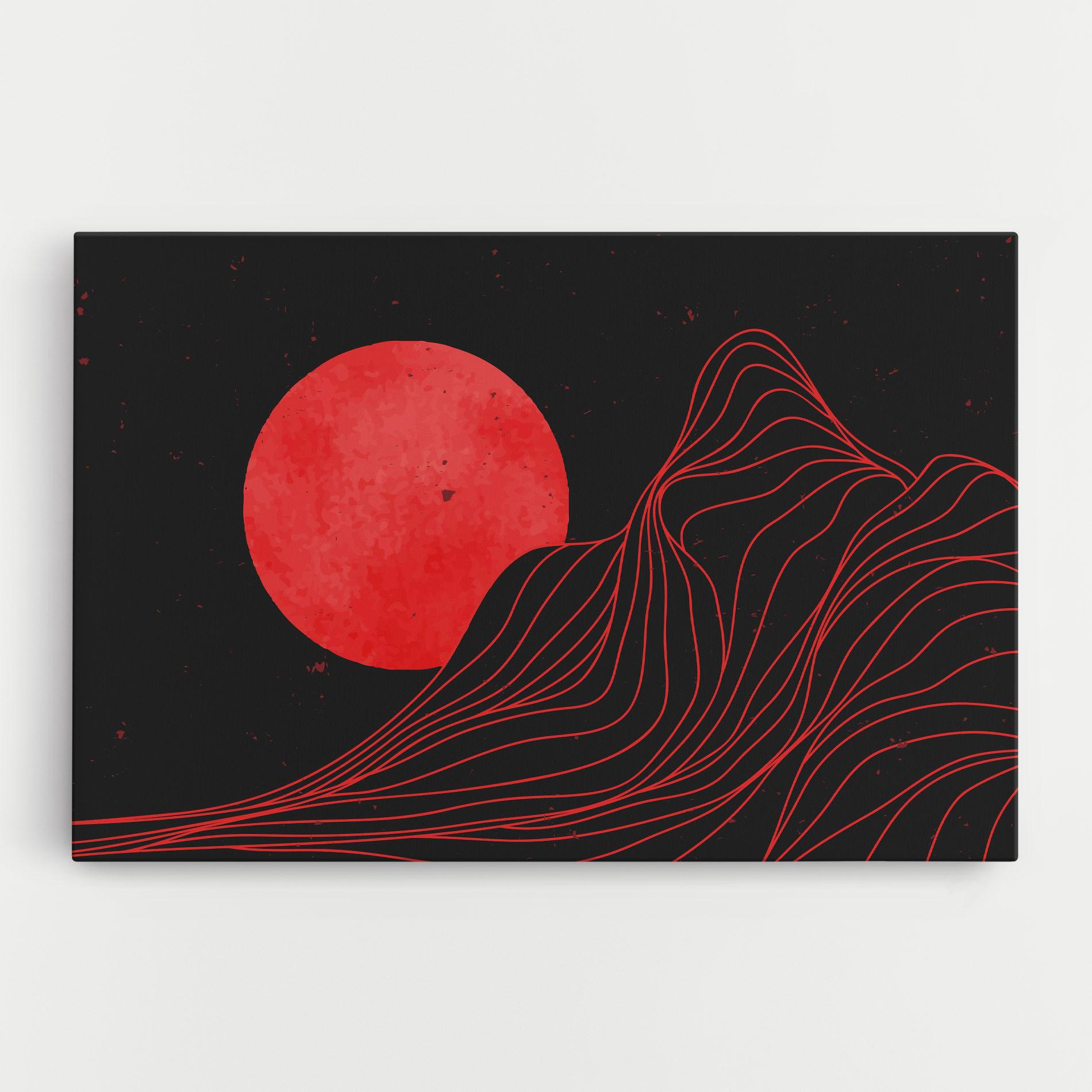 Leinwandbild Bloody Moon mockup 0