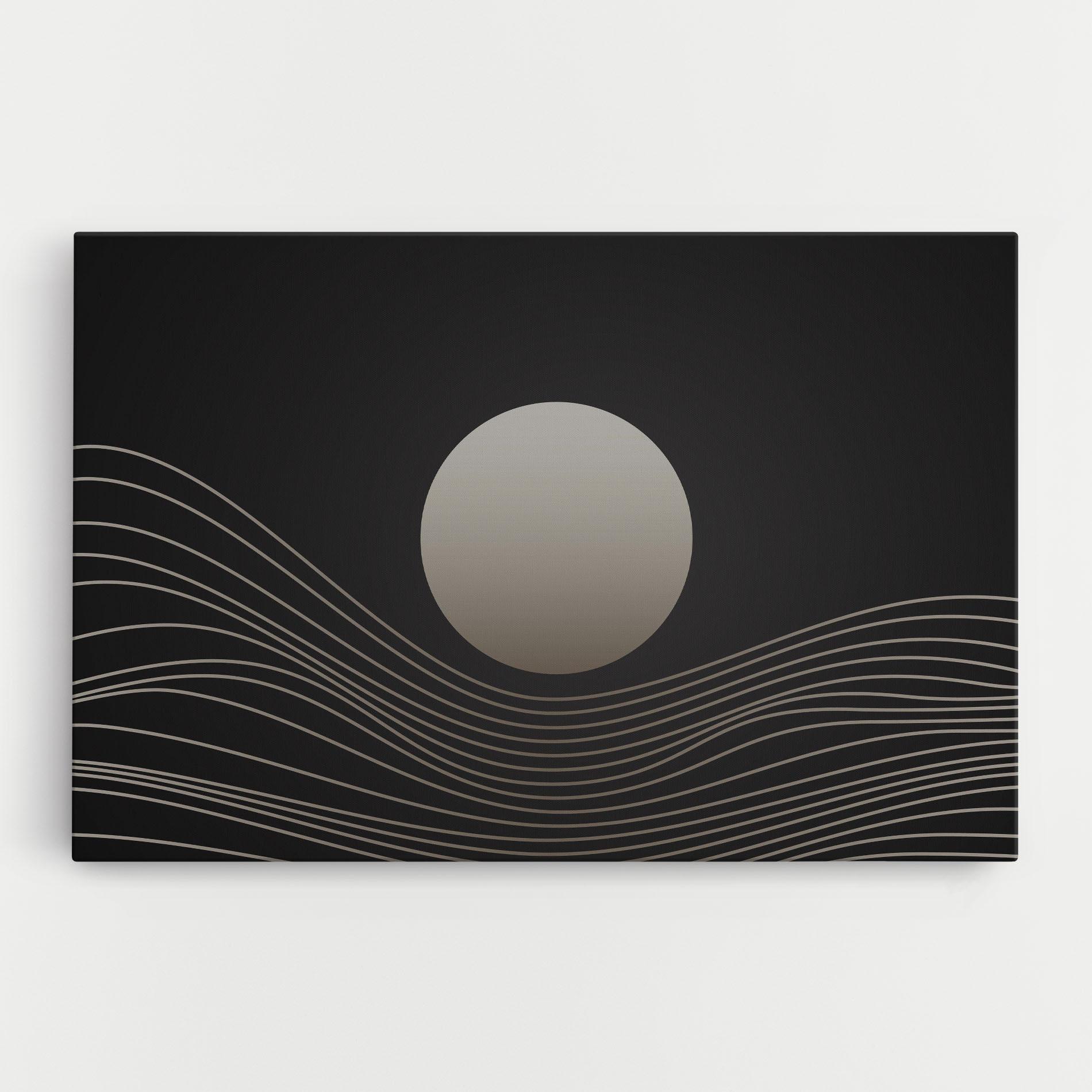 Leinwandbild Grey Moon mockup 0