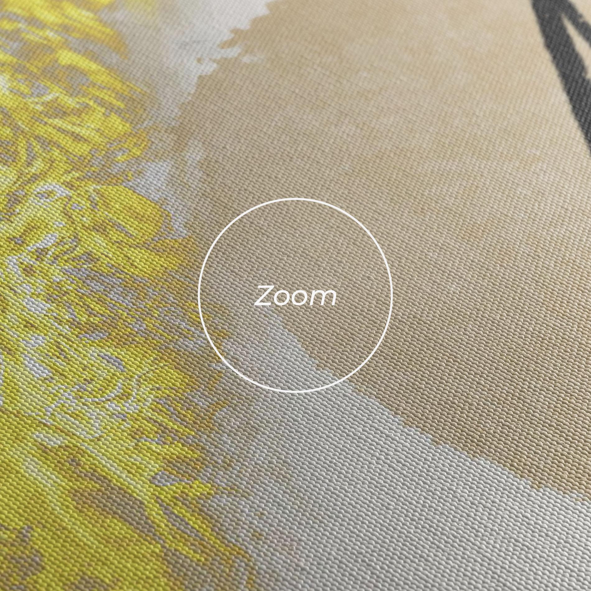 Leinwandbild Gold Brush mockup 3