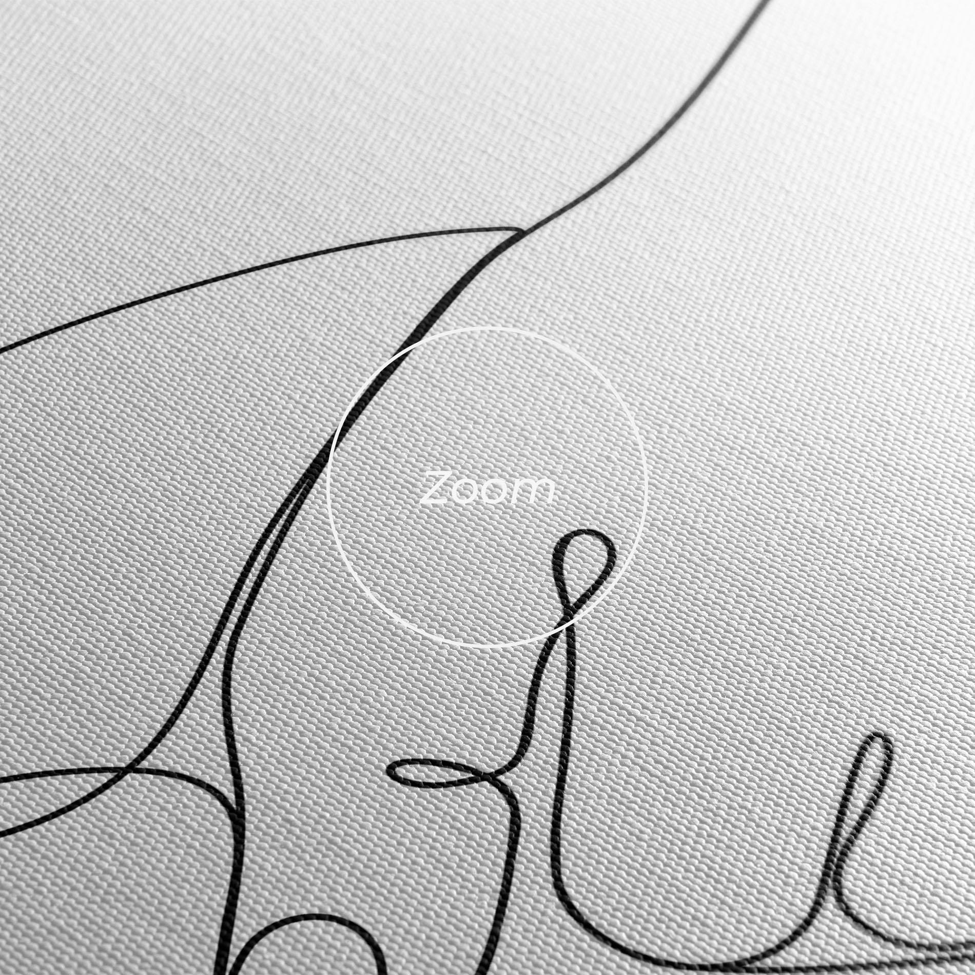 Leinwandbild Minimalistic Hands mockup 3